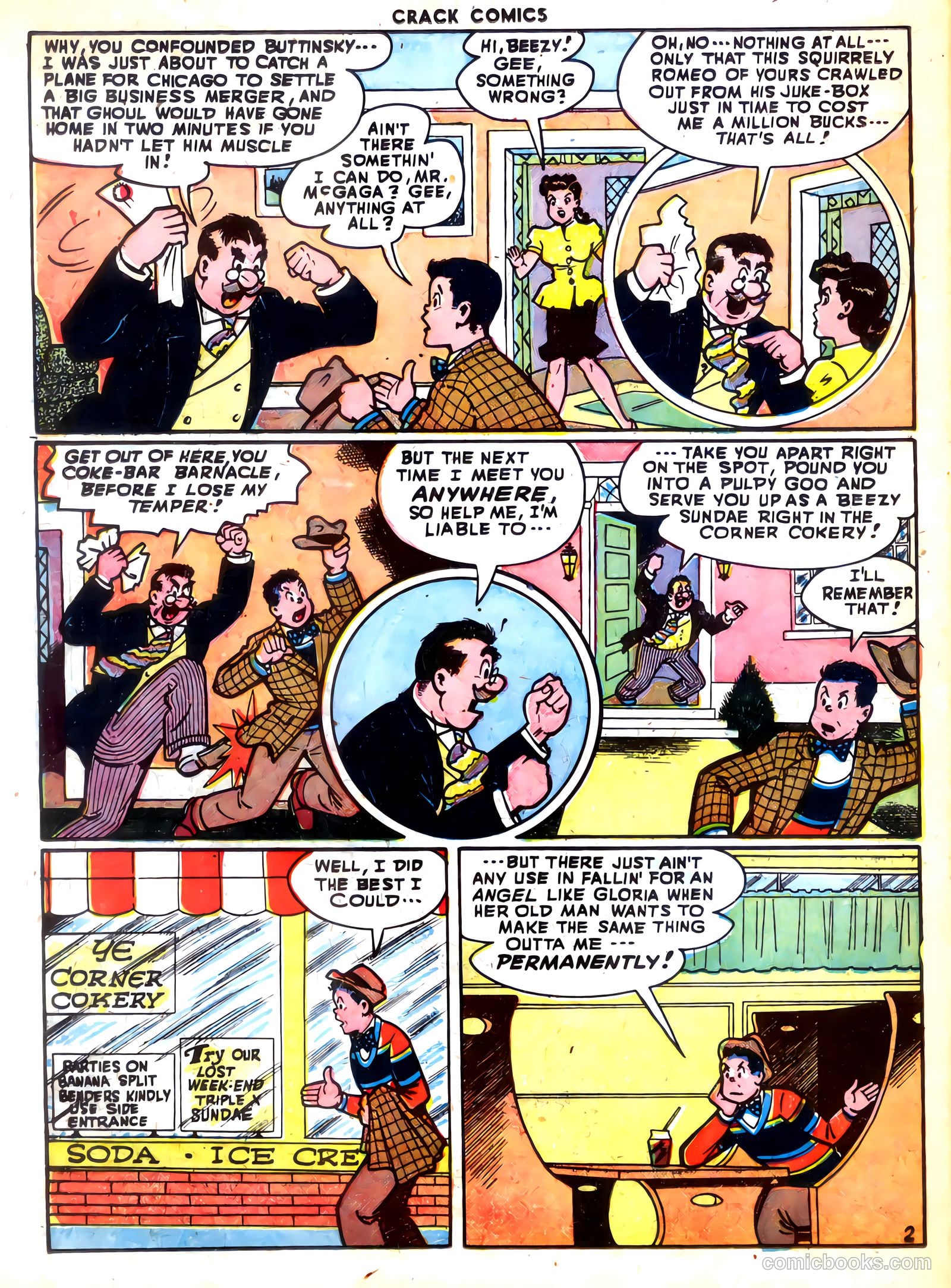 Crack Comics #54 — page 38 of 52