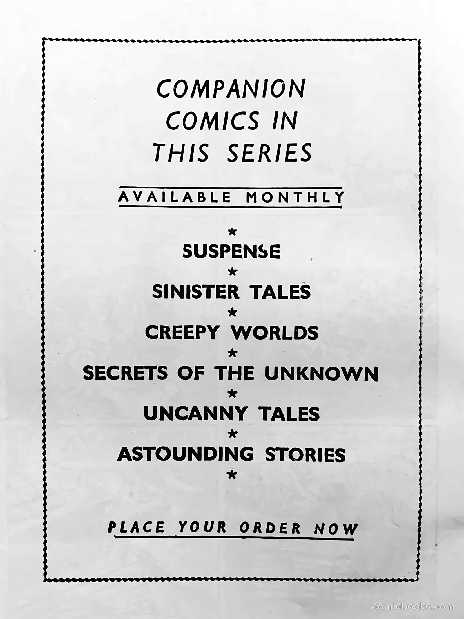 Creepy Worlds #119 — page 38 of 38