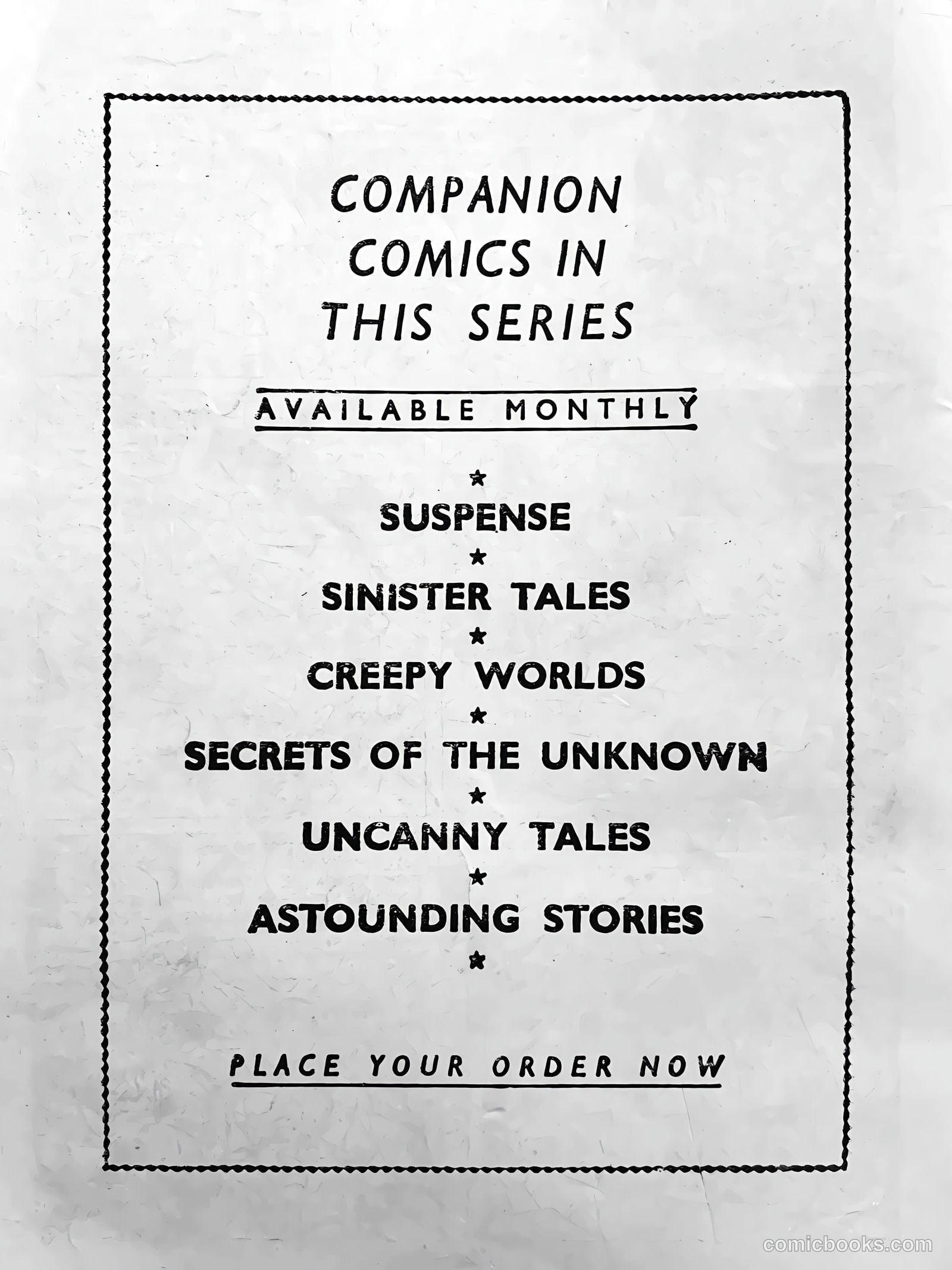 Creepy Worlds #120 — page 32 of 32