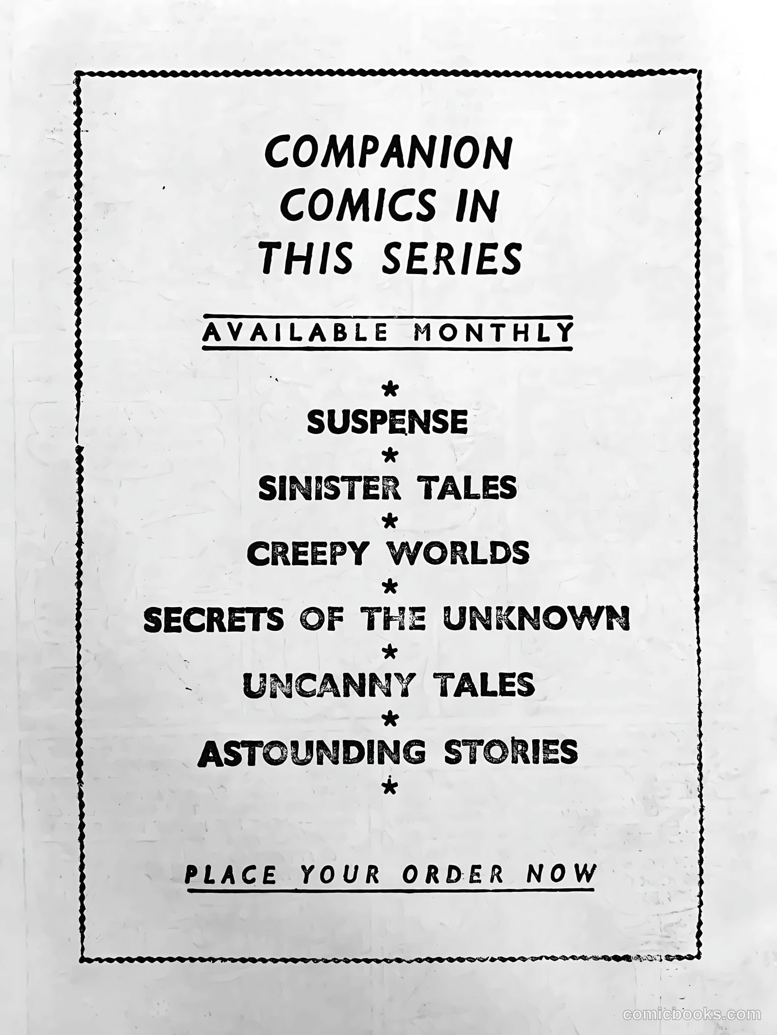 Creepy Worlds #132 — page 30 of 30