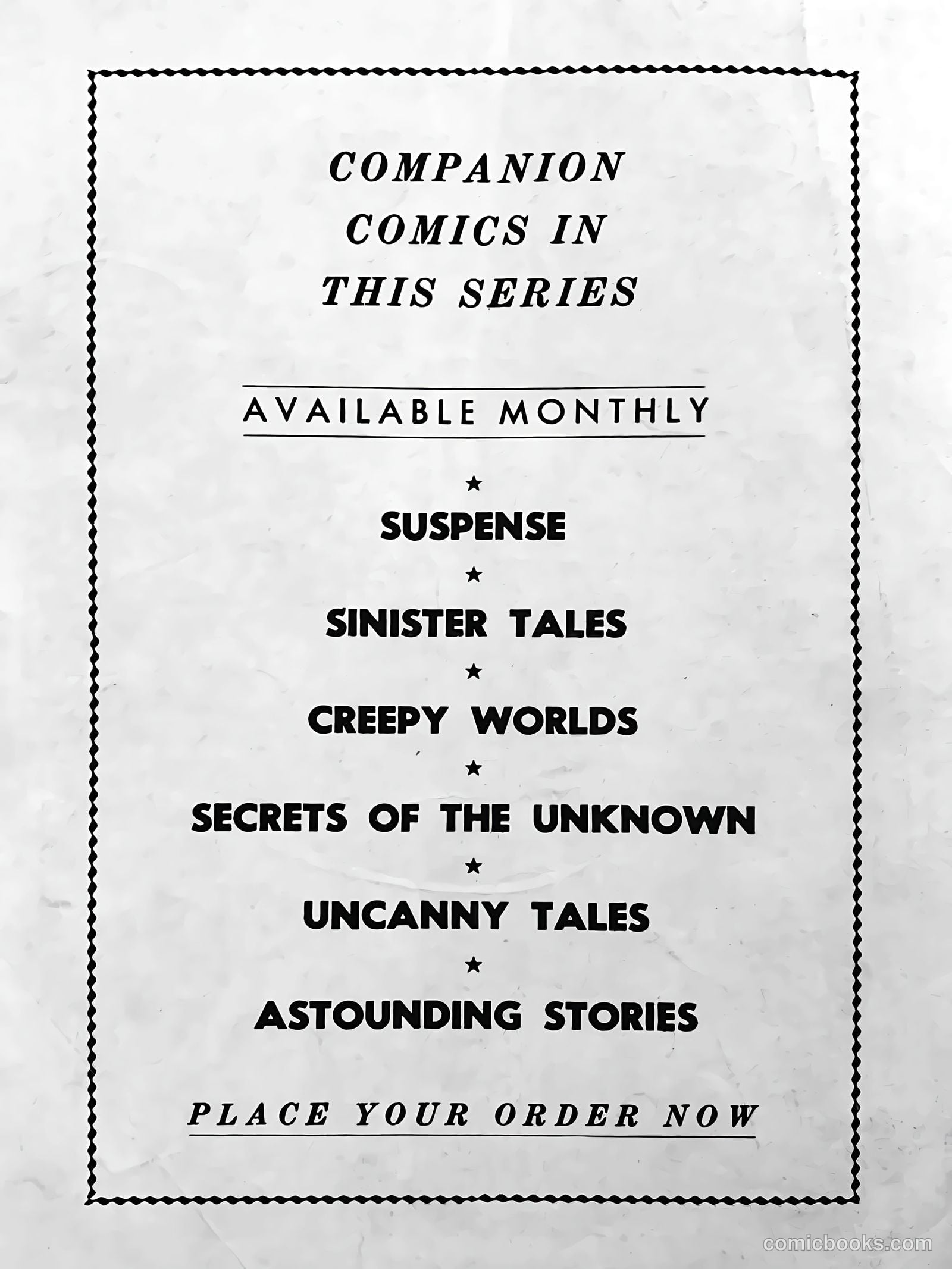 Creepy Worlds #135 — page 41 of 41