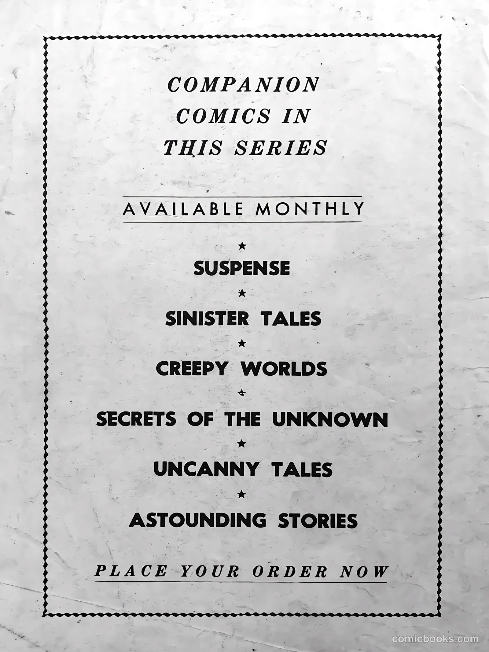 Creepy Worlds #138 — page 25 of 25