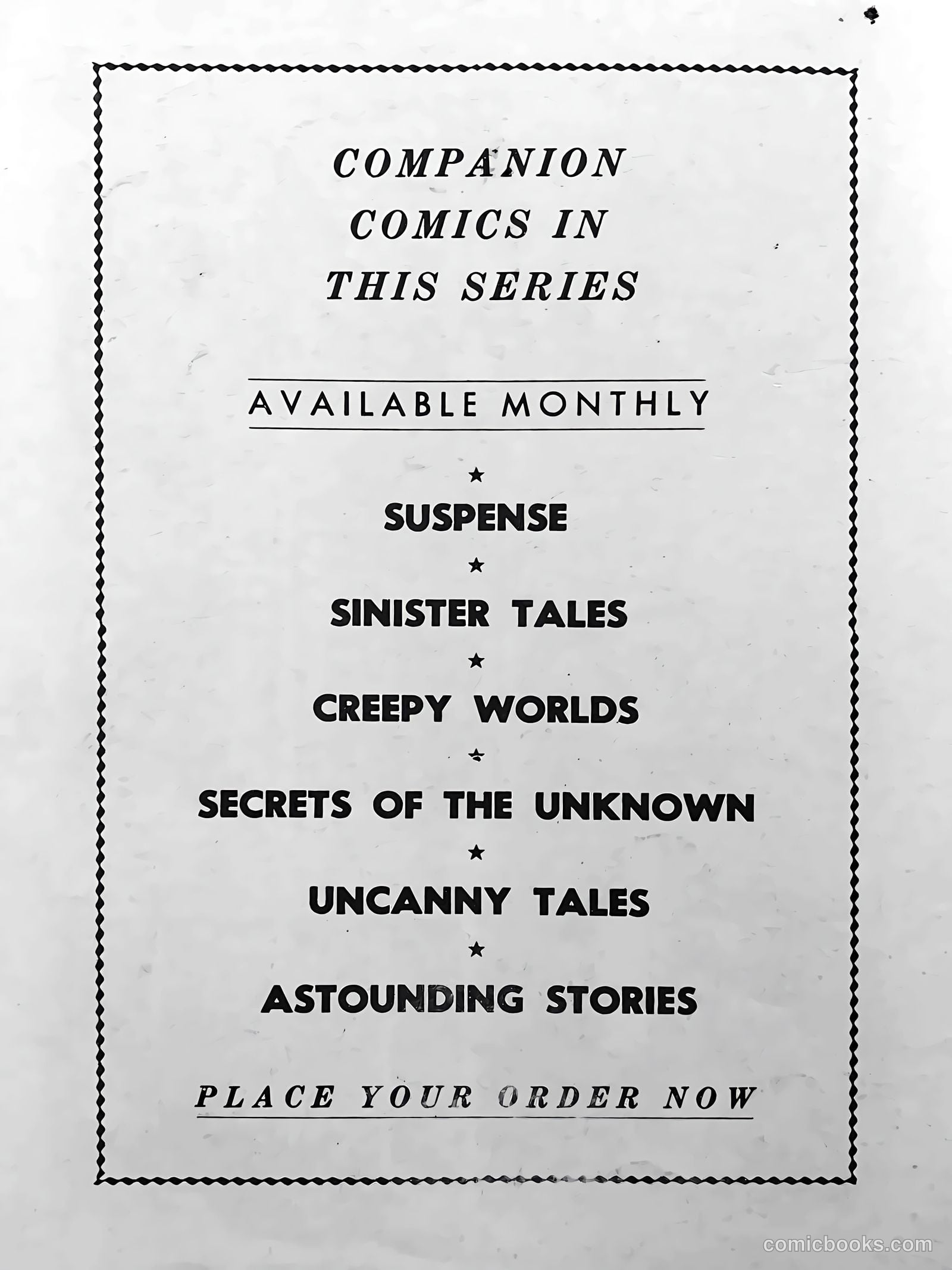 Creepy Worlds #139 — page 30 of 30