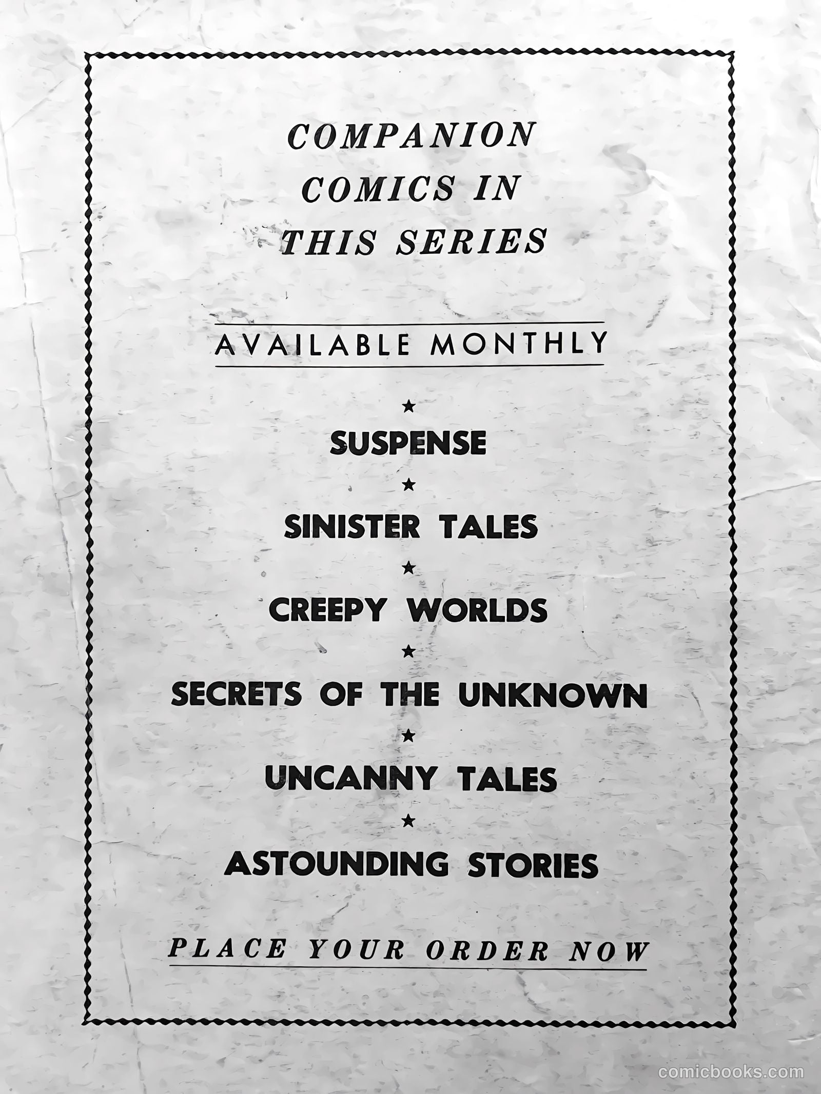 Creepy Worlds #140 — page 21 of 21