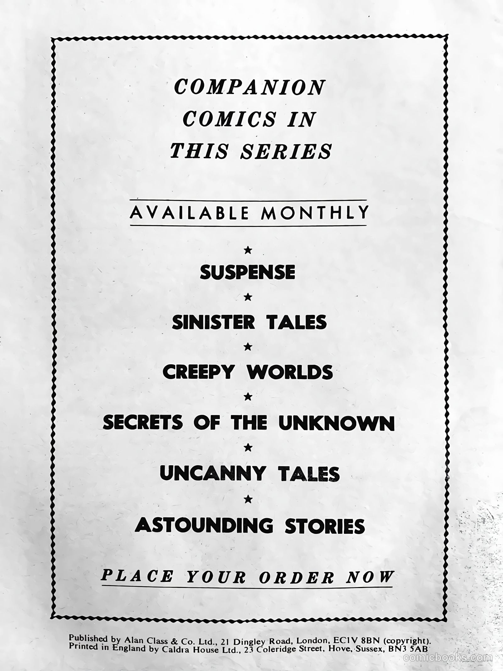 Creepy Worlds #178 — page 50 of 50