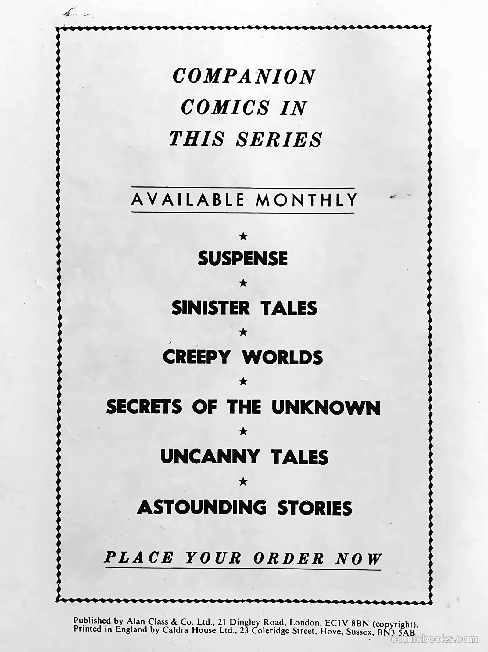 Creepy Worlds #196 — page 50 of 50