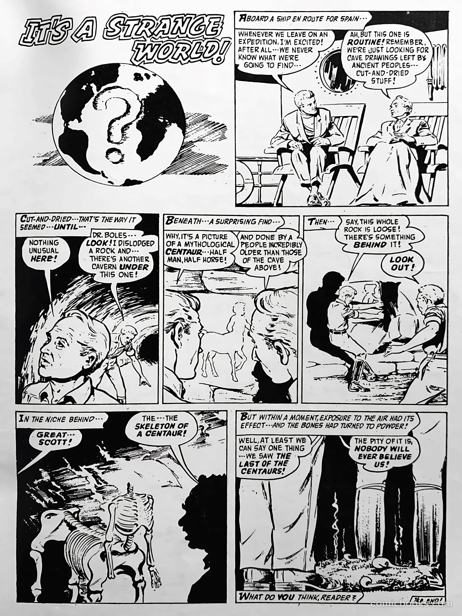 Creepy Worlds #49 — page 64 of 65