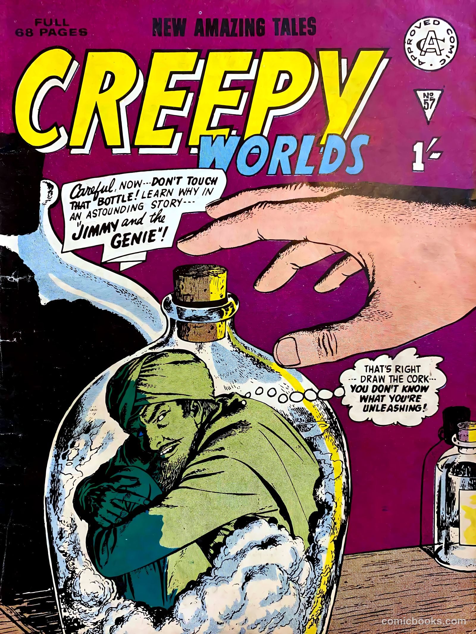 Creepy Worlds #57 — page 1 of 58