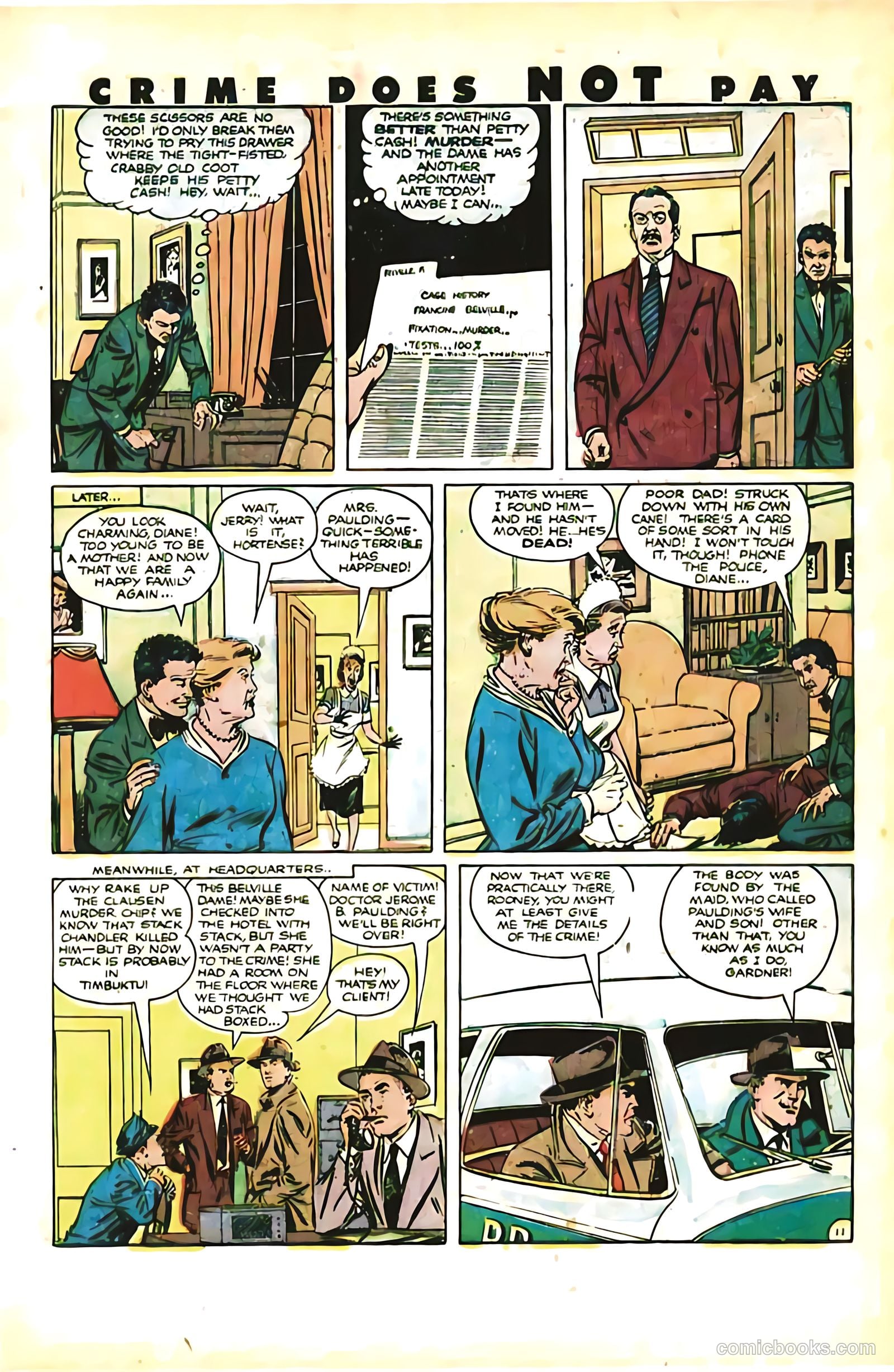 Crime Does Not Pay #100 — page 13 of 52