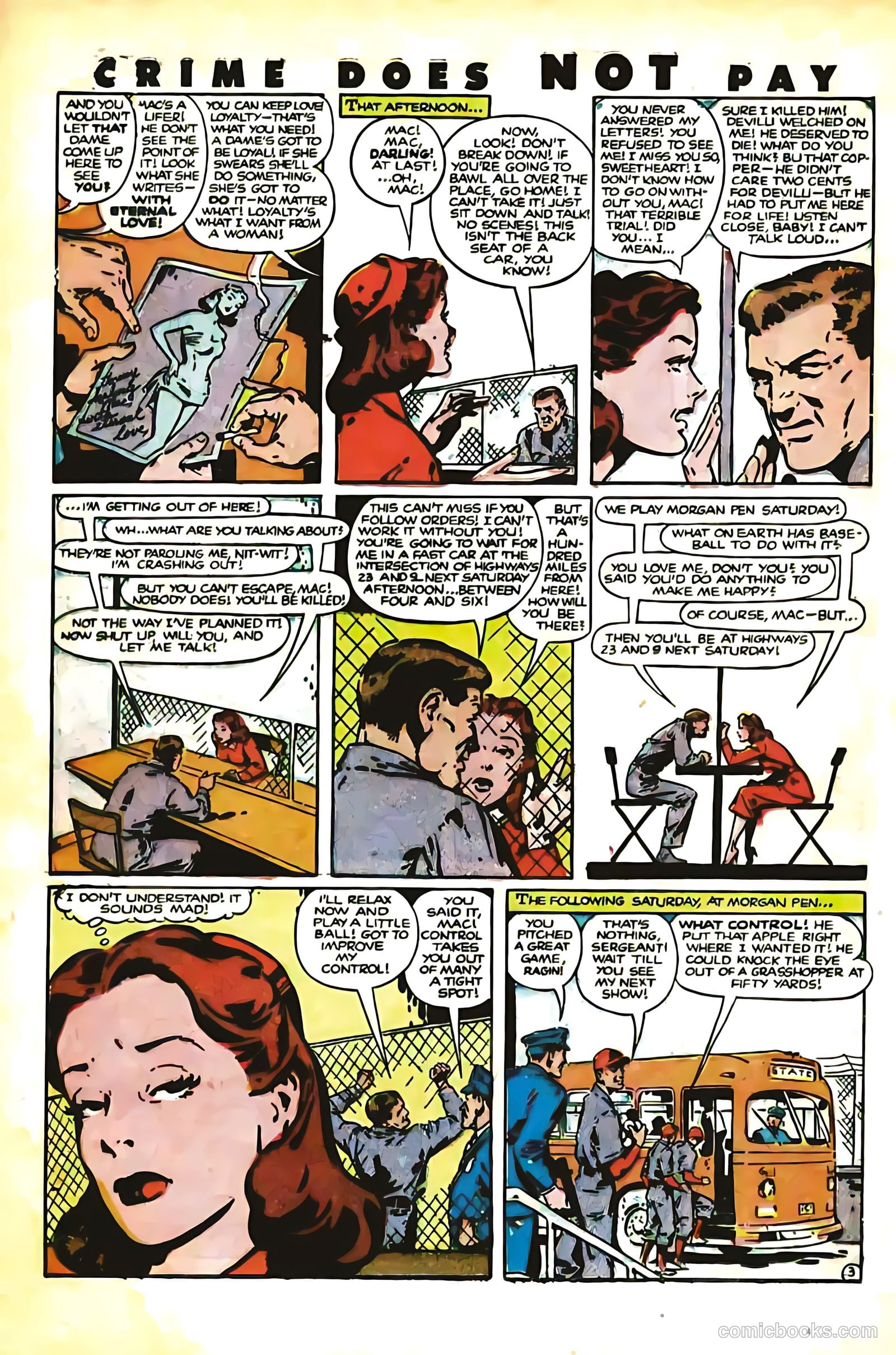 Crime Does Not Pay #100 — page 32 of 52