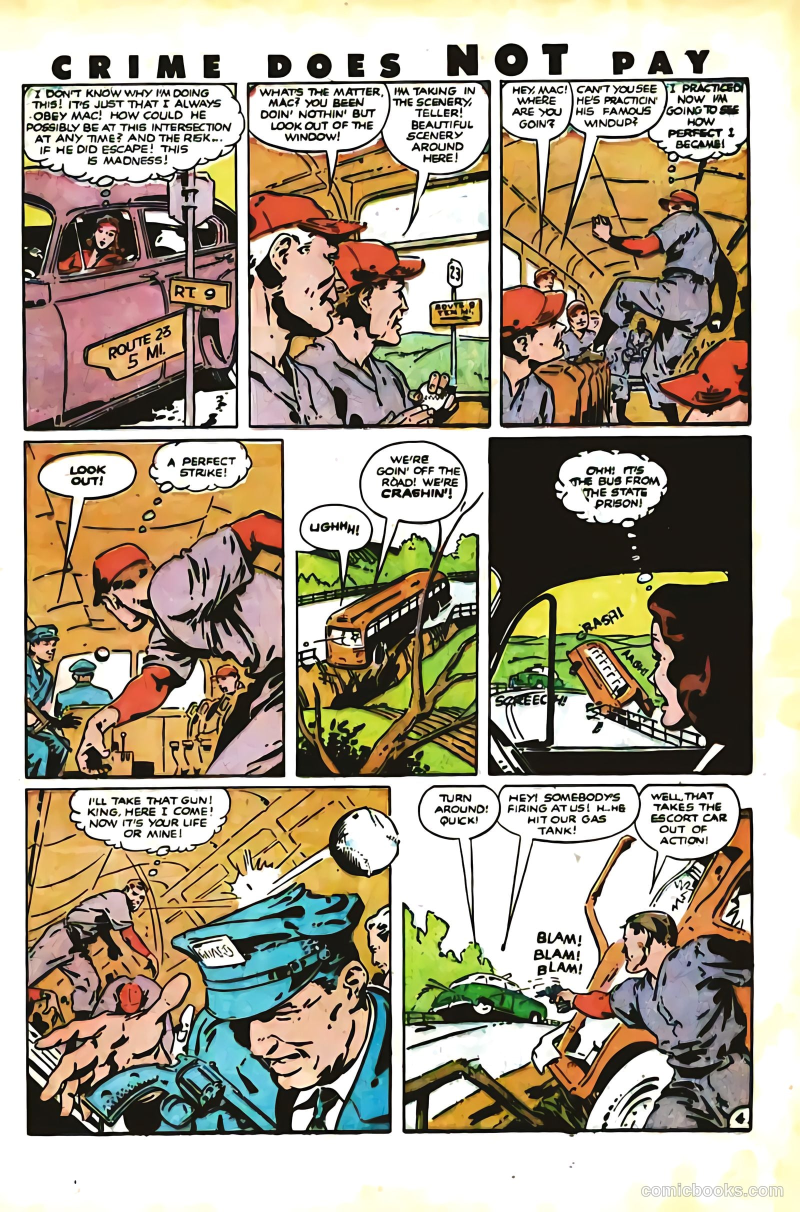 Crime Does Not Pay #100 — page 33 of 52