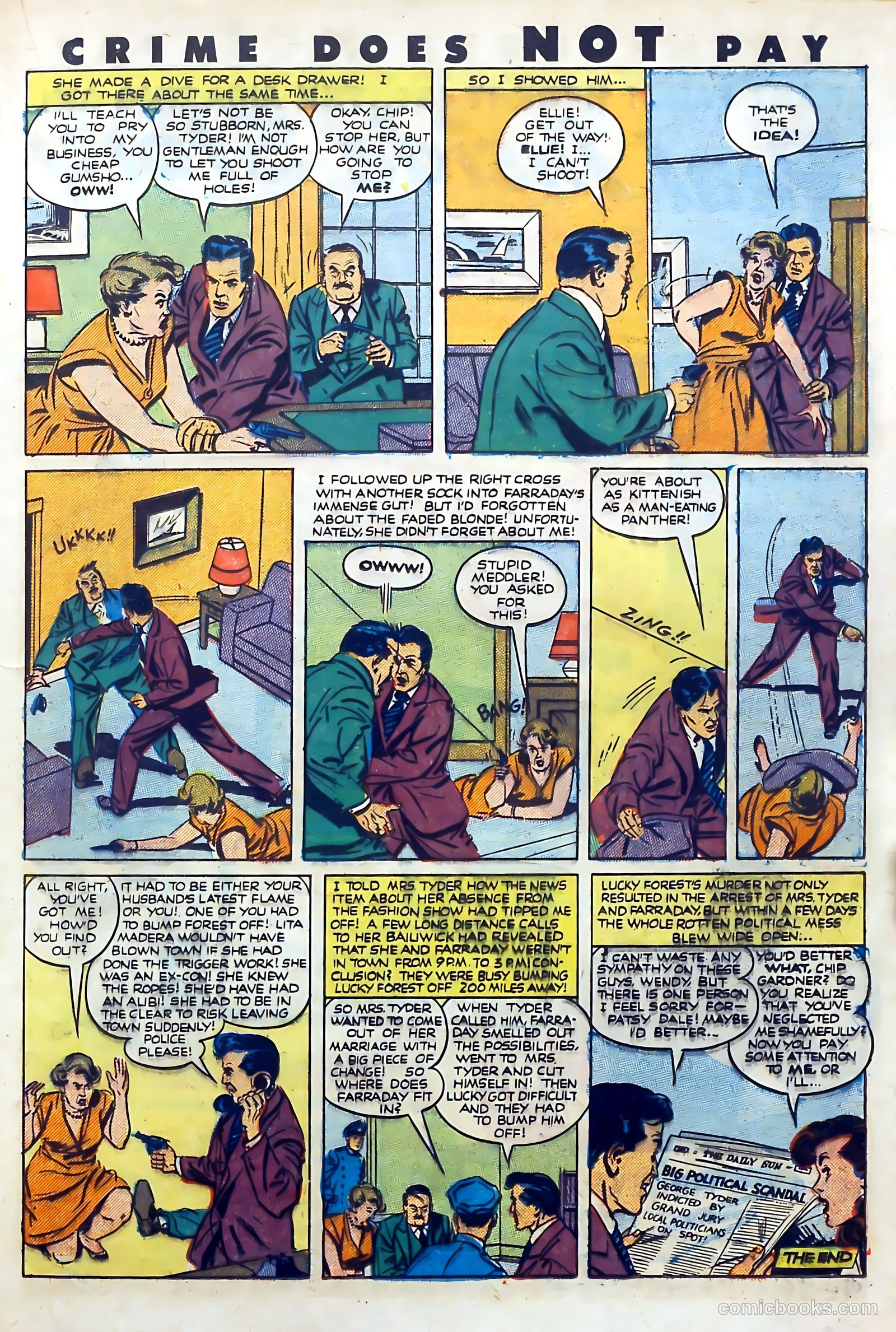 Crime Does Not Pay #101 — page 23 of 53