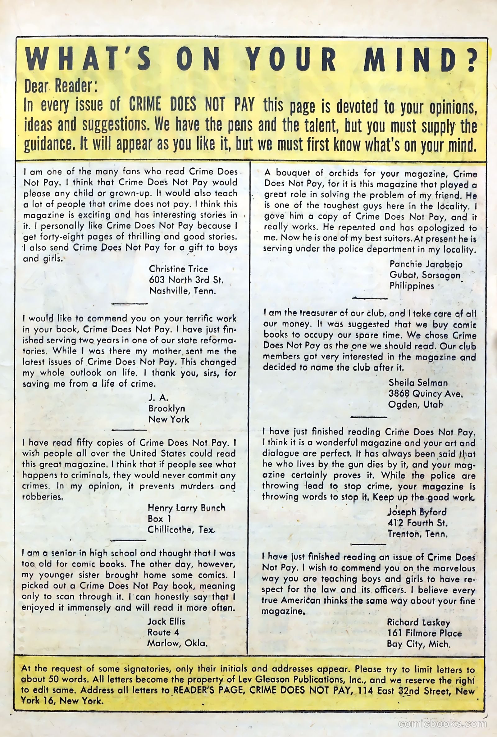 Crime Does Not Pay #101 — page 25 of 53