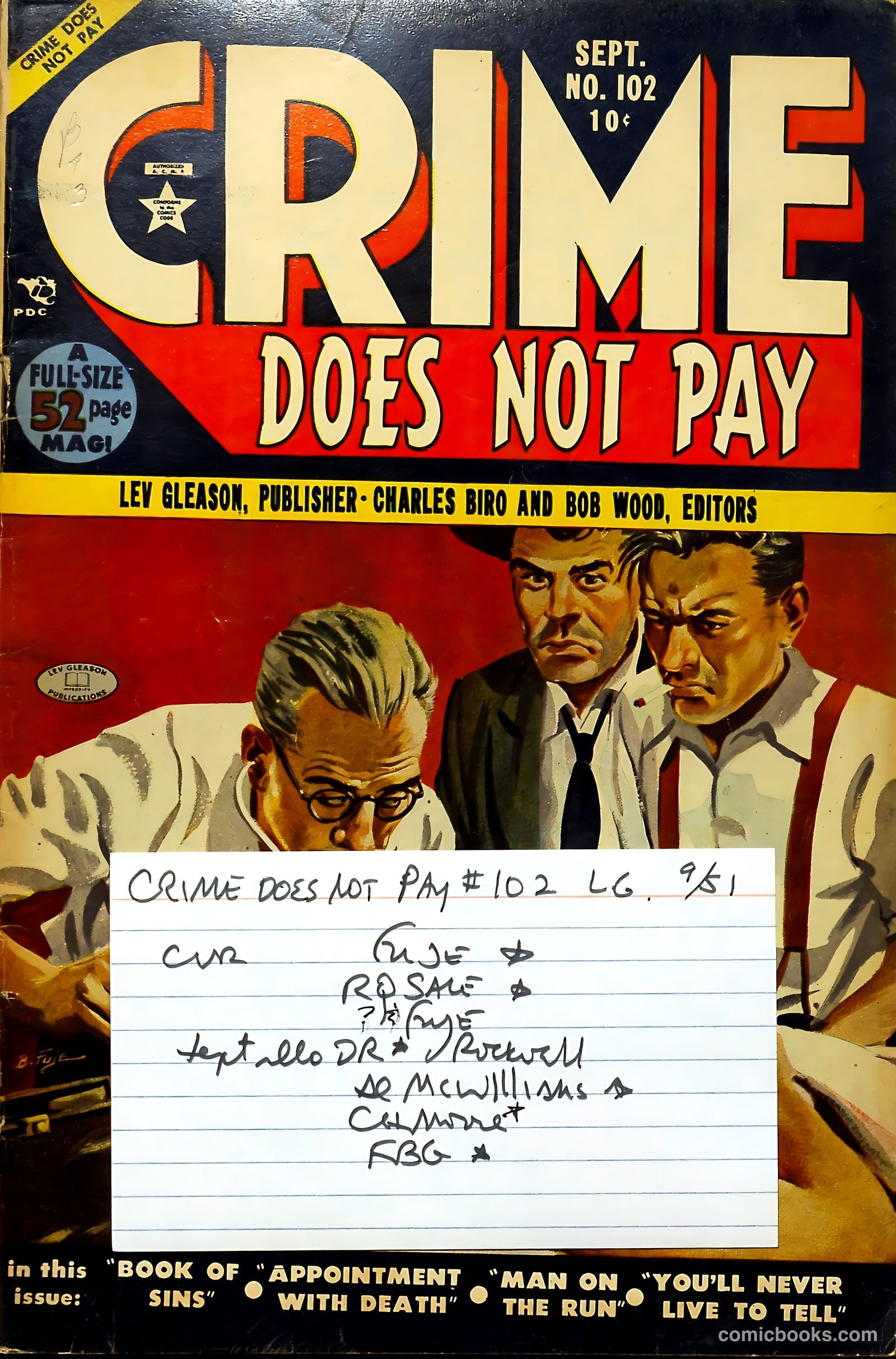 Crime Does Not Pay #102 — page 53 of 53