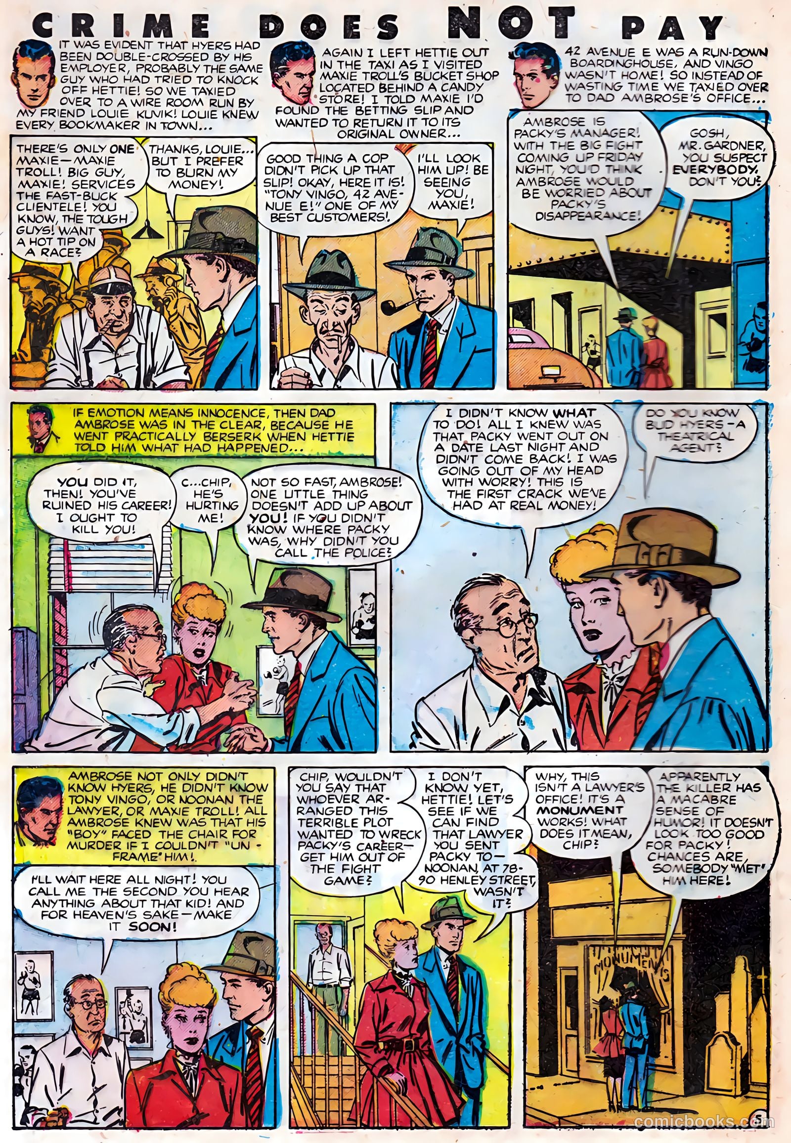 Crime Does Not Pay #103 — page 32 of 52
