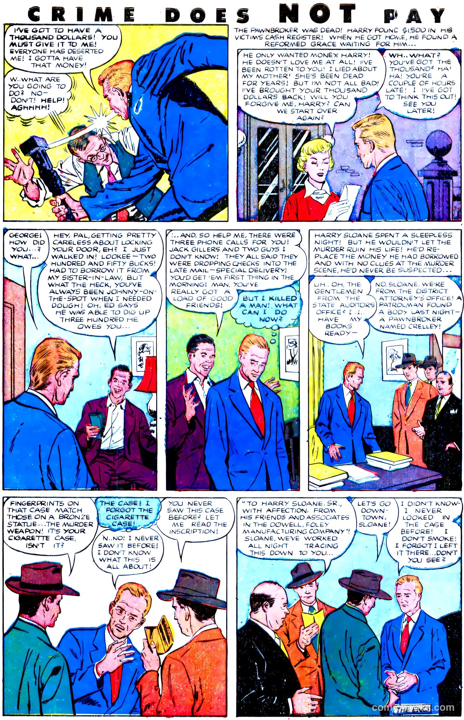 Crime Does Not Pay #104 — page 32 of 36