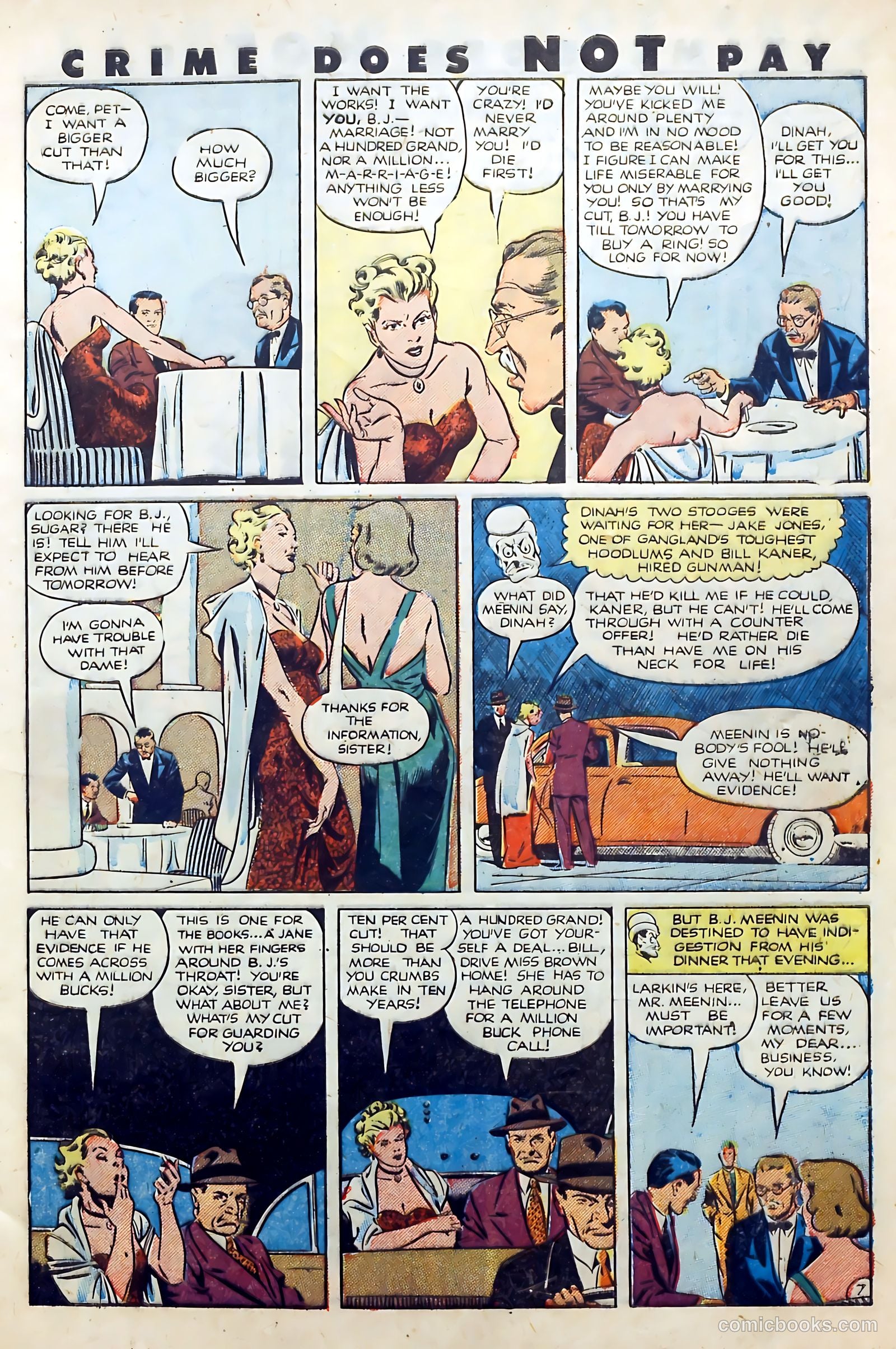Crime Does Not Pay #105 — page 9 of 37