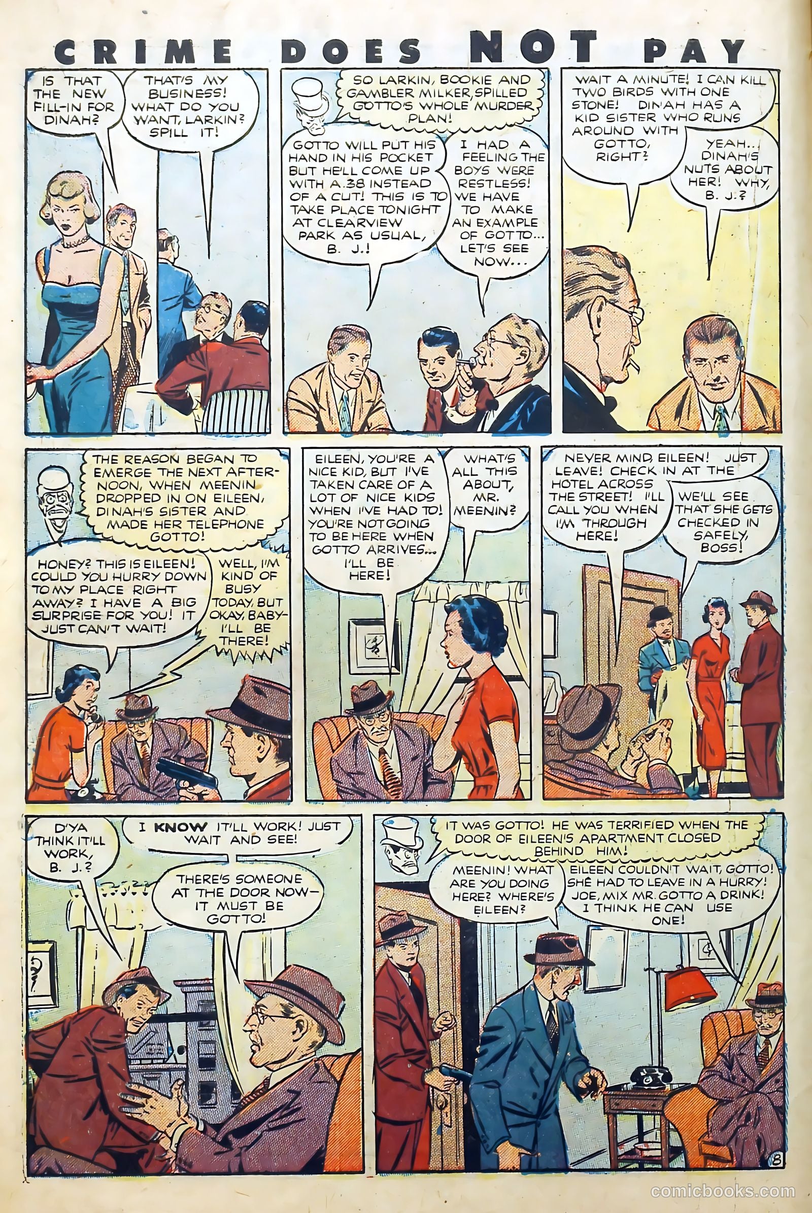 Crime Does Not Pay #105 — page 10 of 37