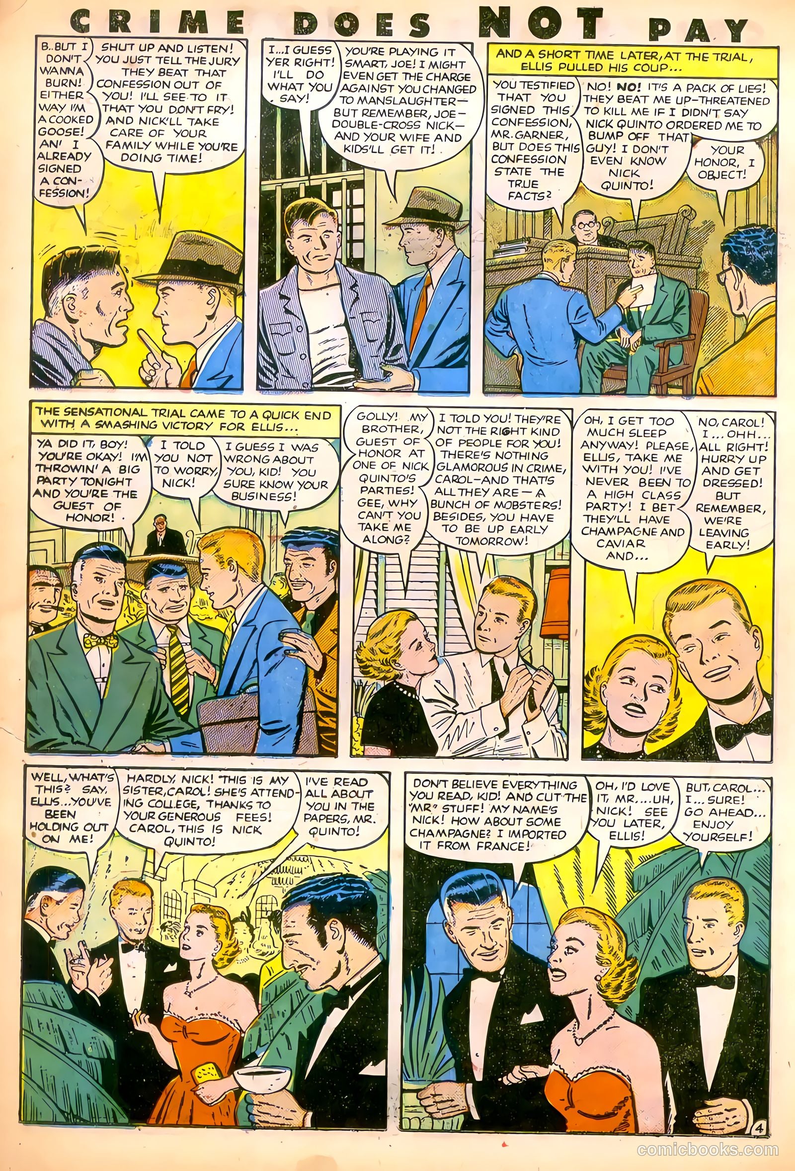 Crime Does Not Pay #106 — page 13 of 34