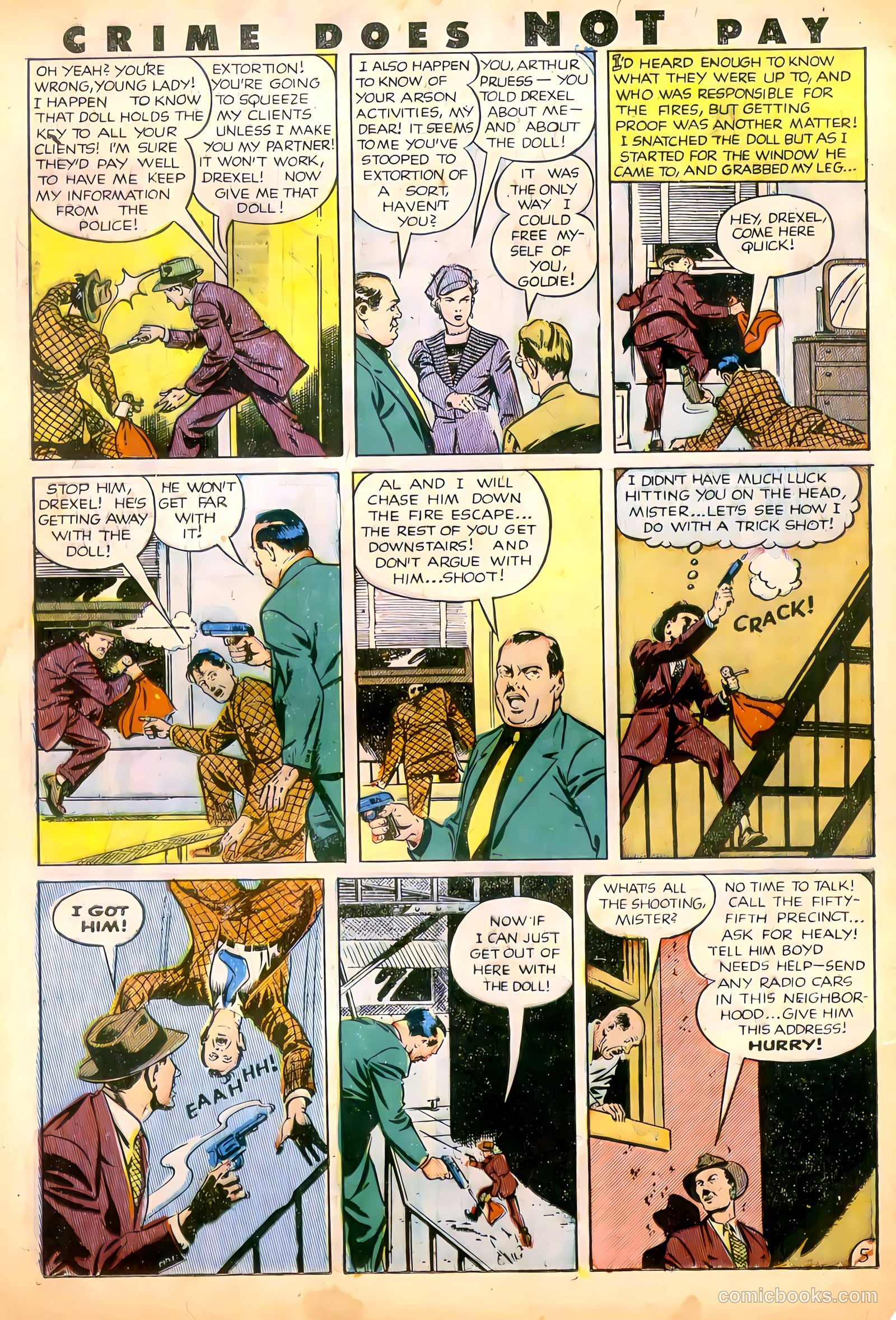 Crime Does Not Pay #106 — page 23 of 34