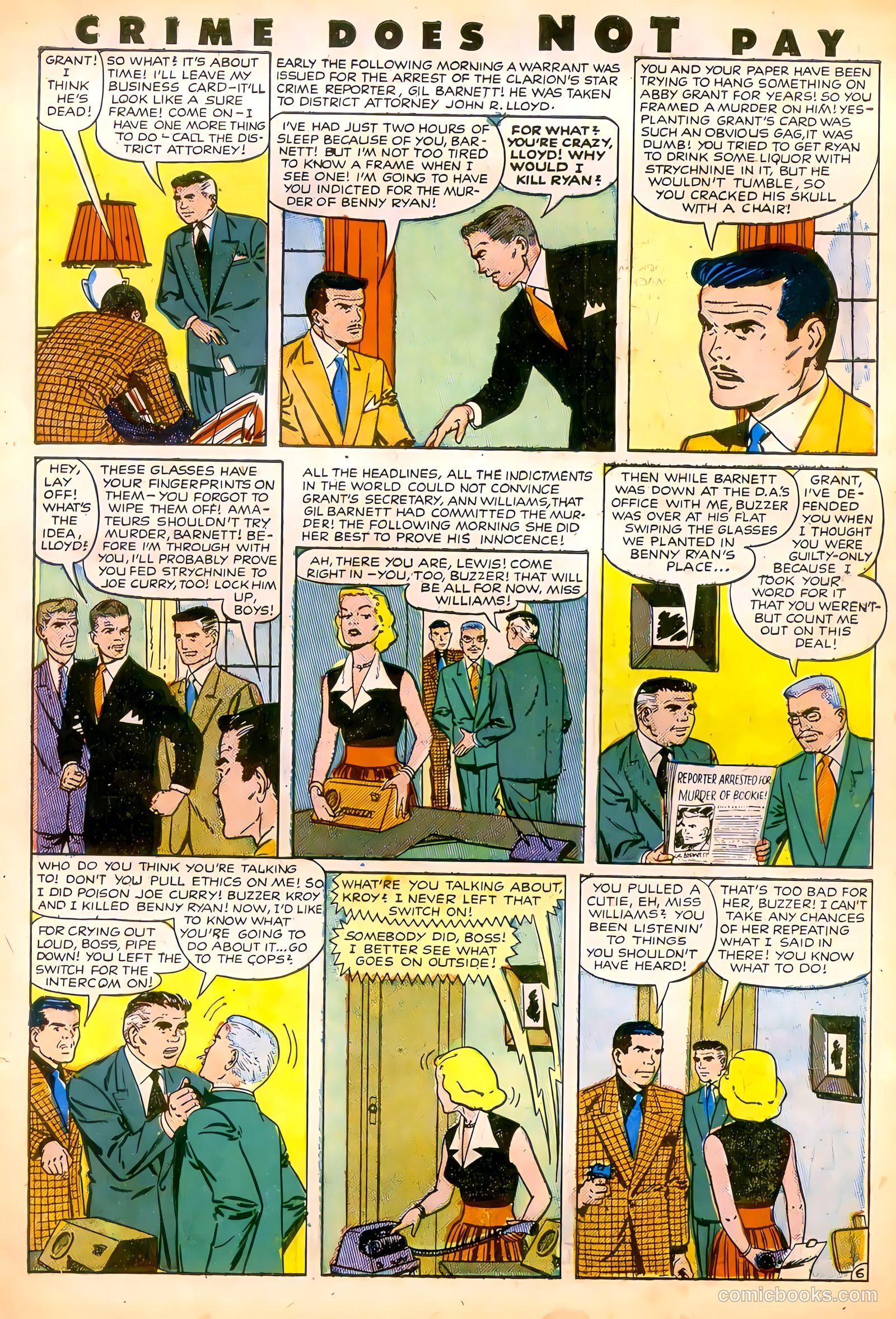 Crime Does Not Pay #106 — page 30 of 34