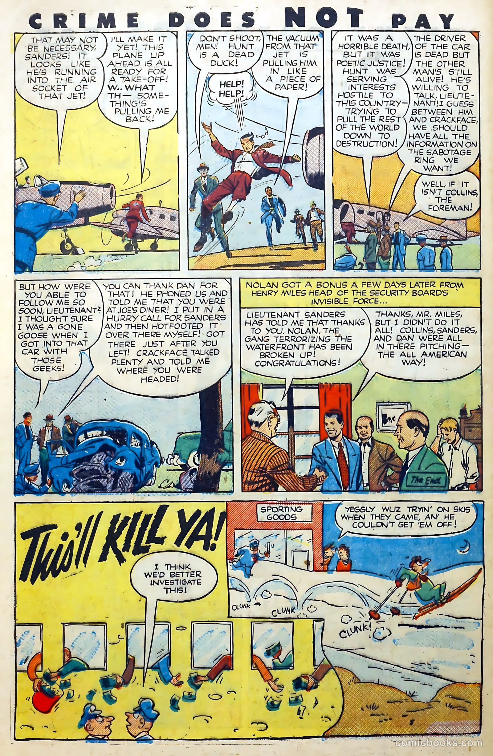 Crime Does Not Pay #107 — page 32 of 37