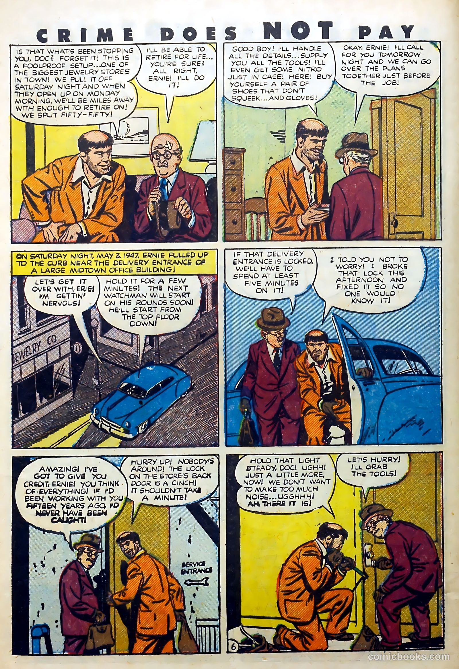 Crime Does Not Pay #108 — page 8 of 37