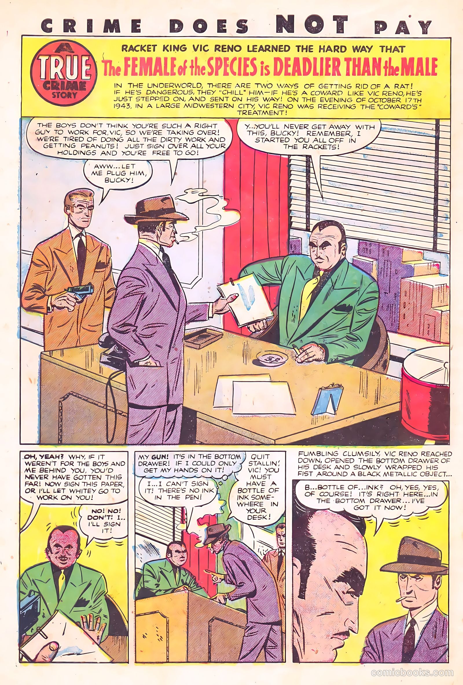 Crime Does Not Pay #109 — page 10 of 36