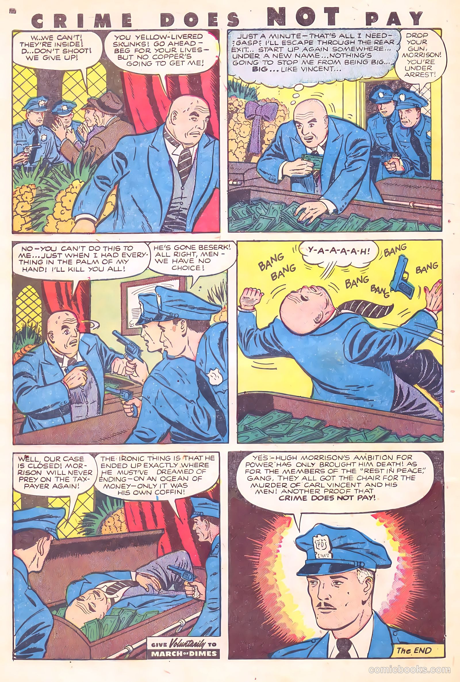 Crime Does Not Pay #109 — page 32 of 36