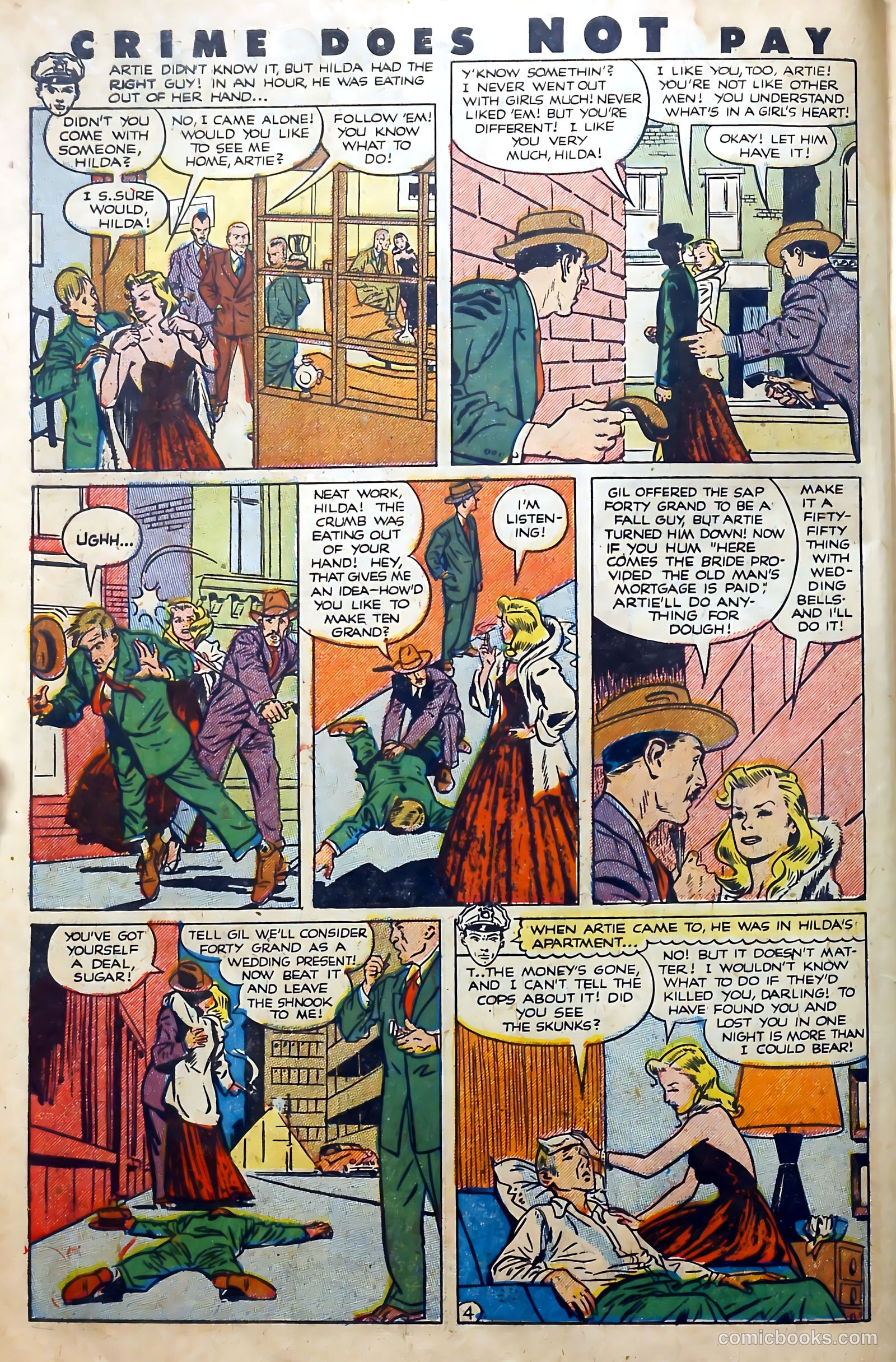 Crime Does Not Pay #110 — page 6 of 36