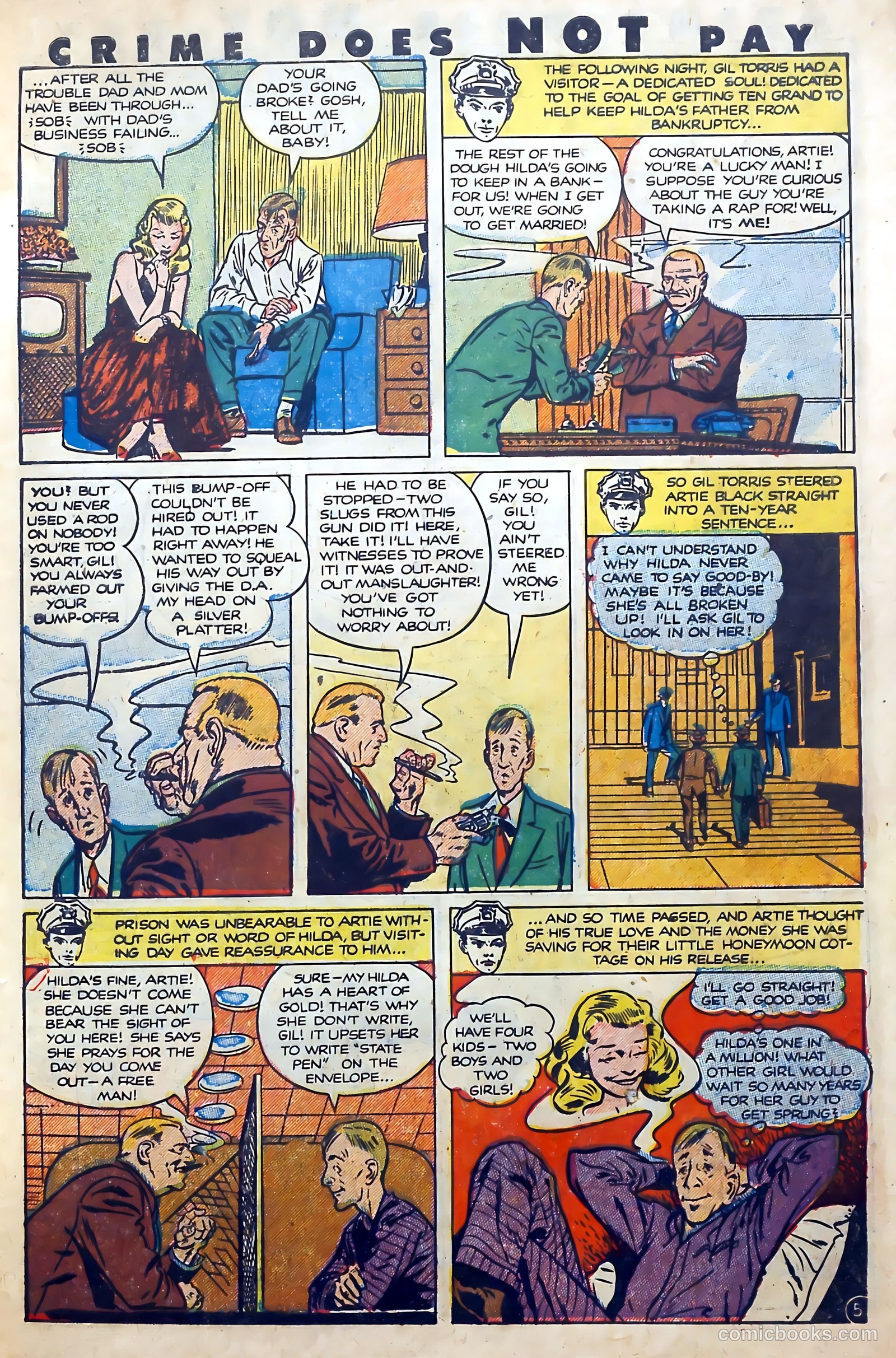 Crime Does Not Pay #110 — page 7 of 36