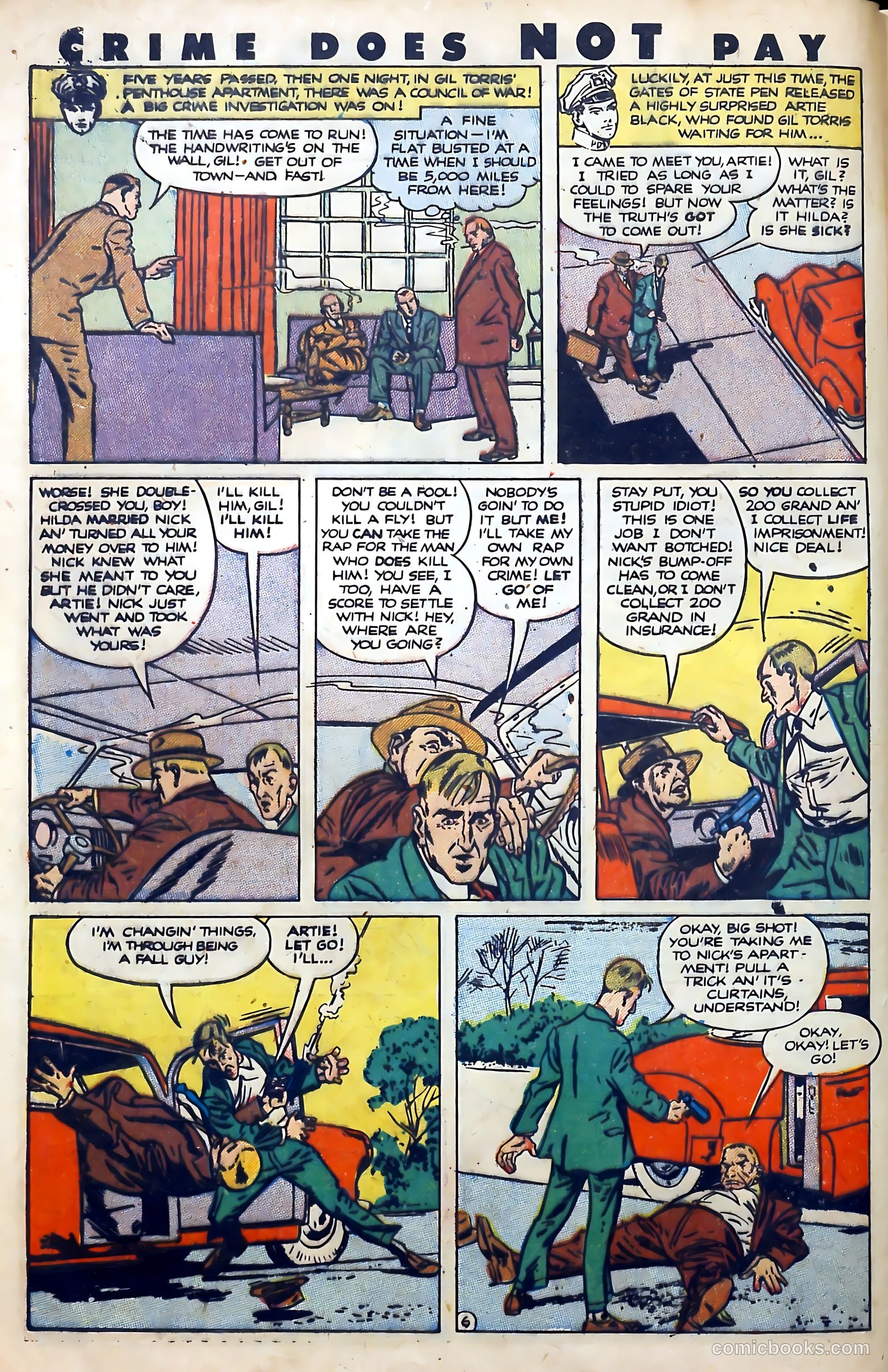 Crime Does Not Pay #110 — page 8 of 36