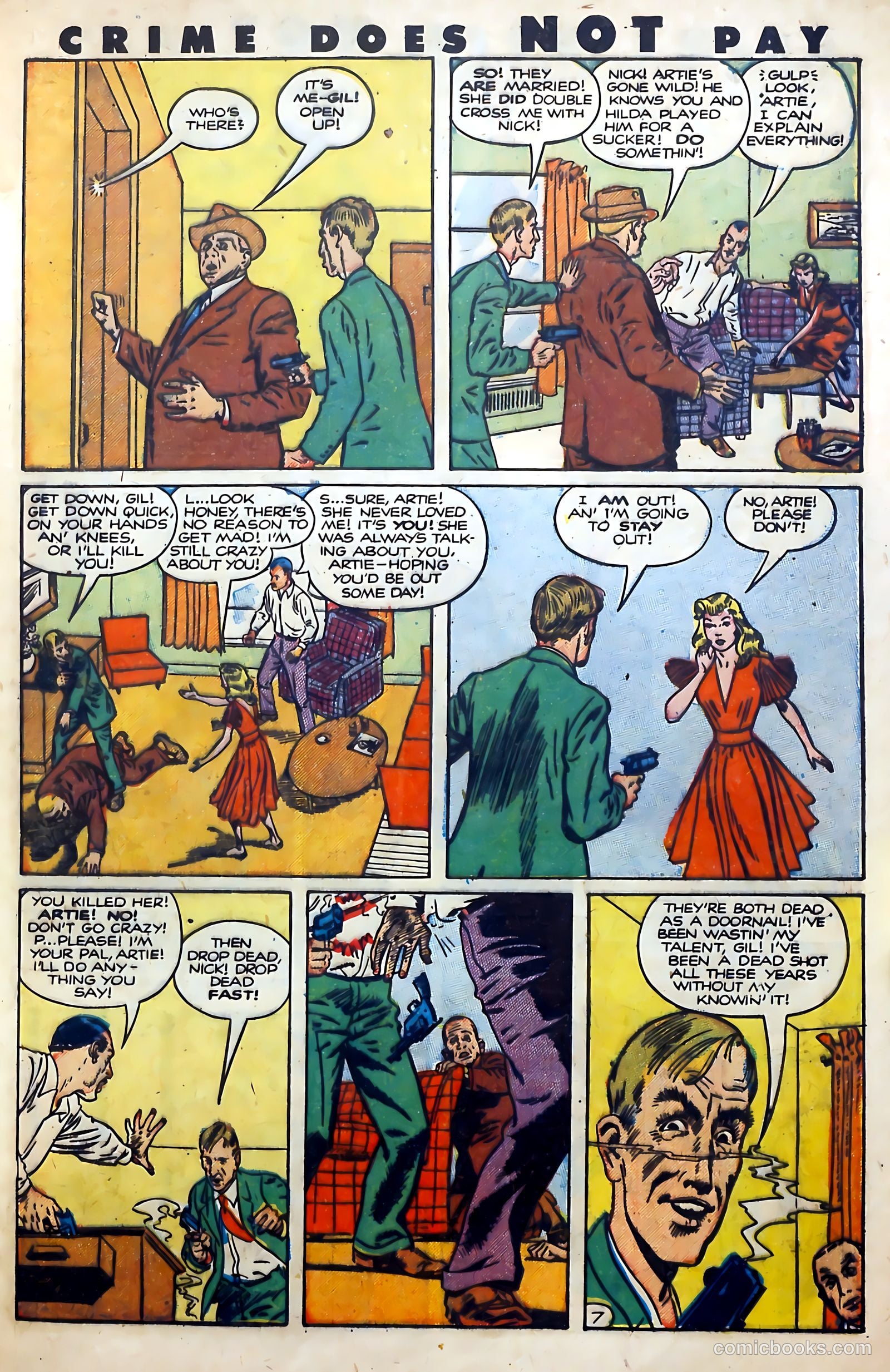 Crime Does Not Pay #110 — page 9 of 36