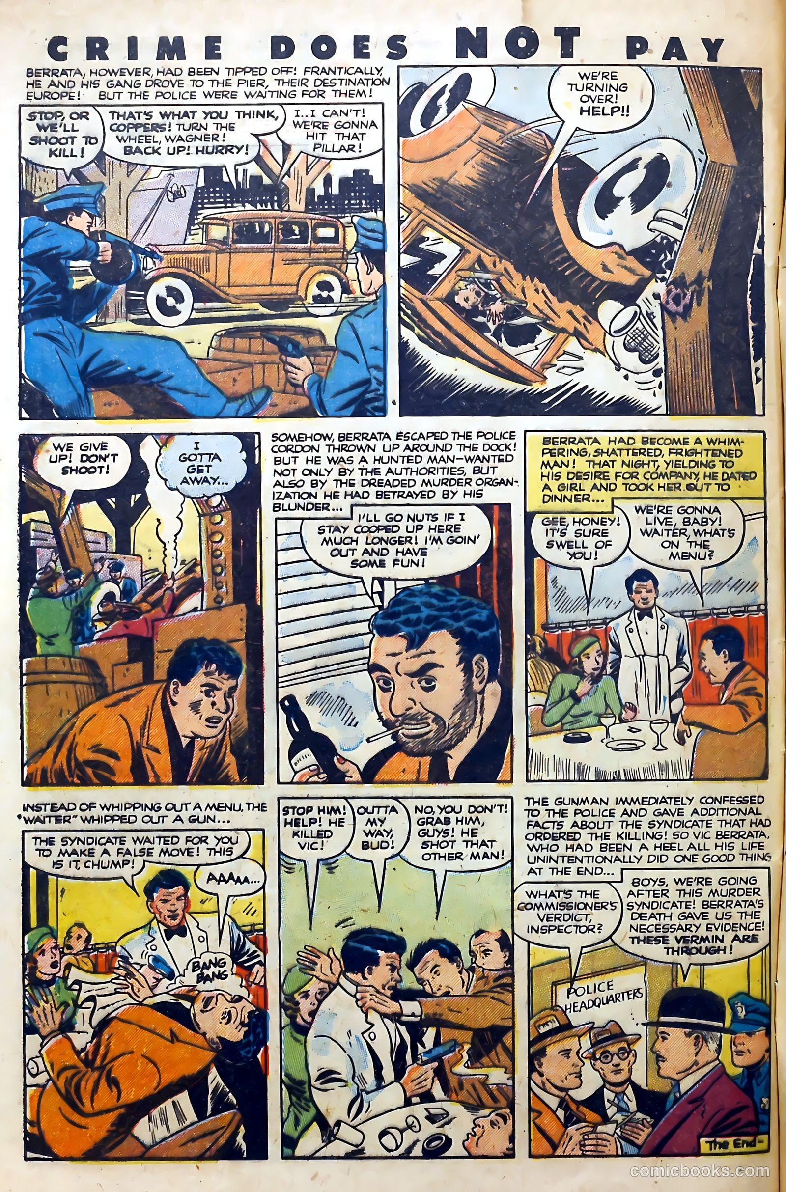 Crime Does Not Pay #110 — page 32 of 36