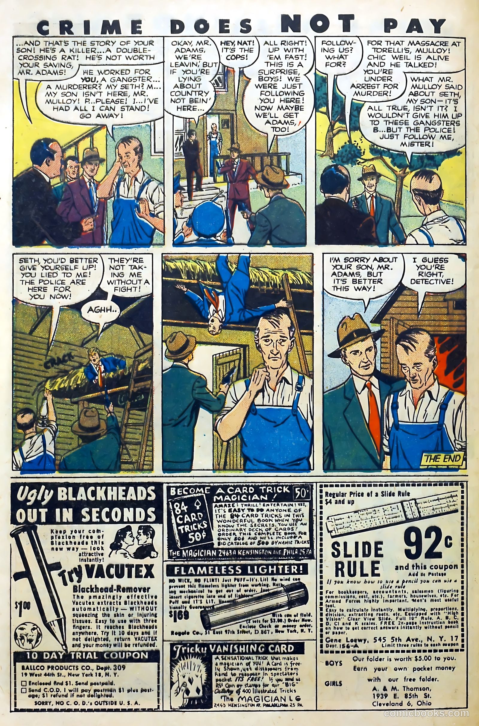 Crime Does Not Pay #111 — page 32 of 36
