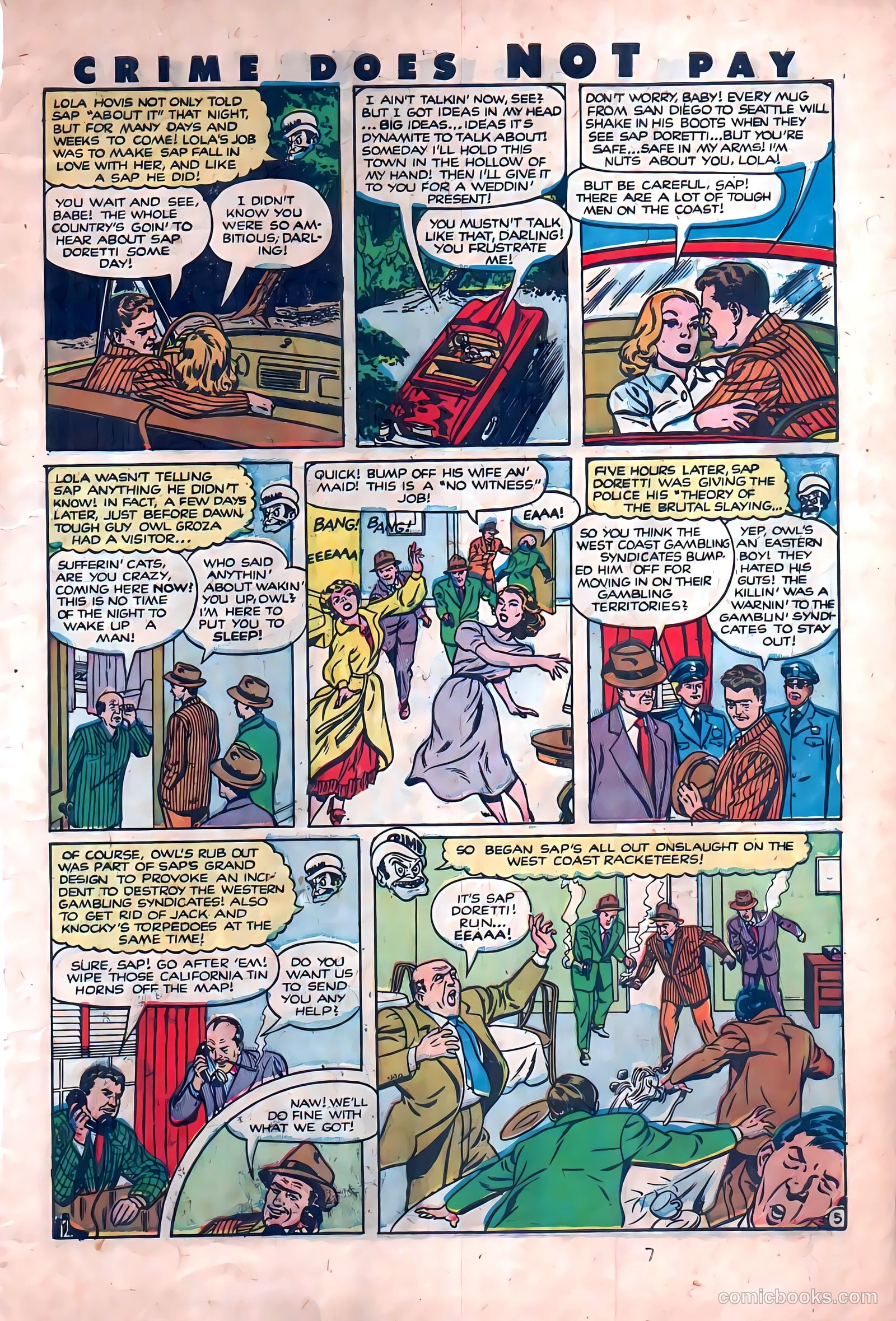 Crime Does Not Pay #112 — page 7 of 36