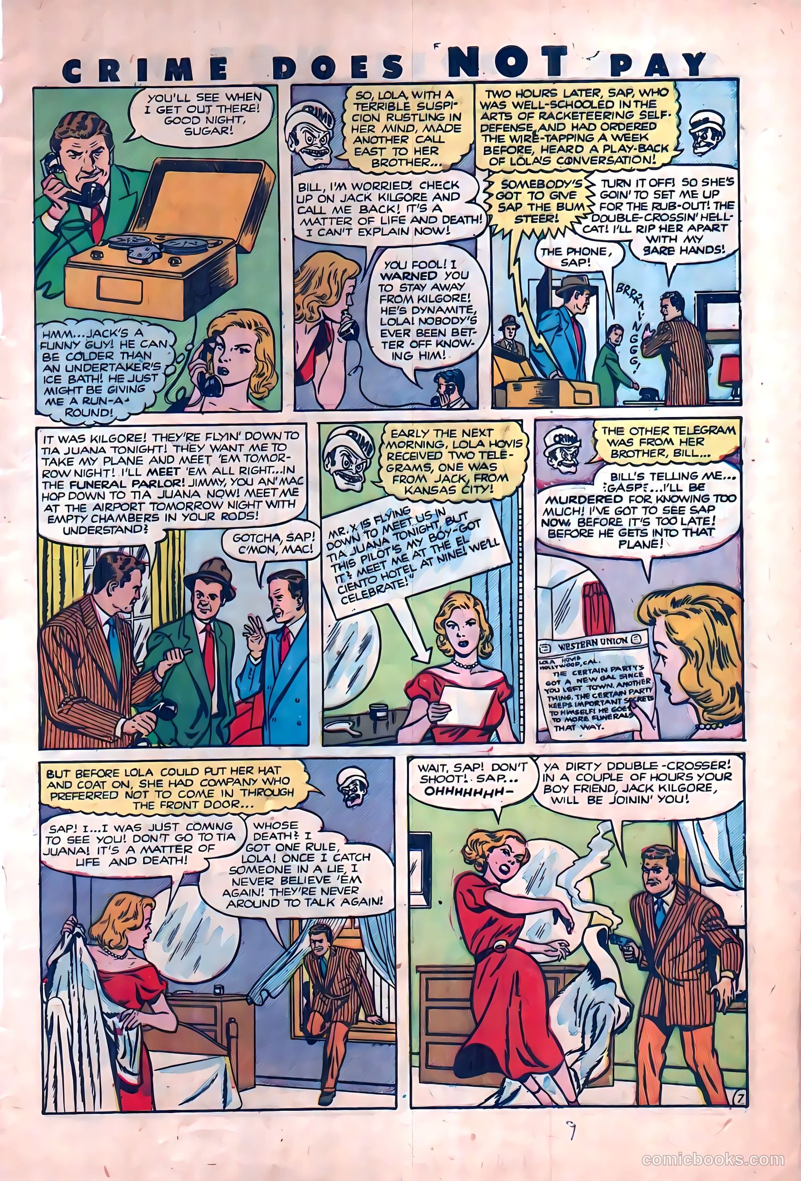Crime Does Not Pay #112 — page 9 of 36