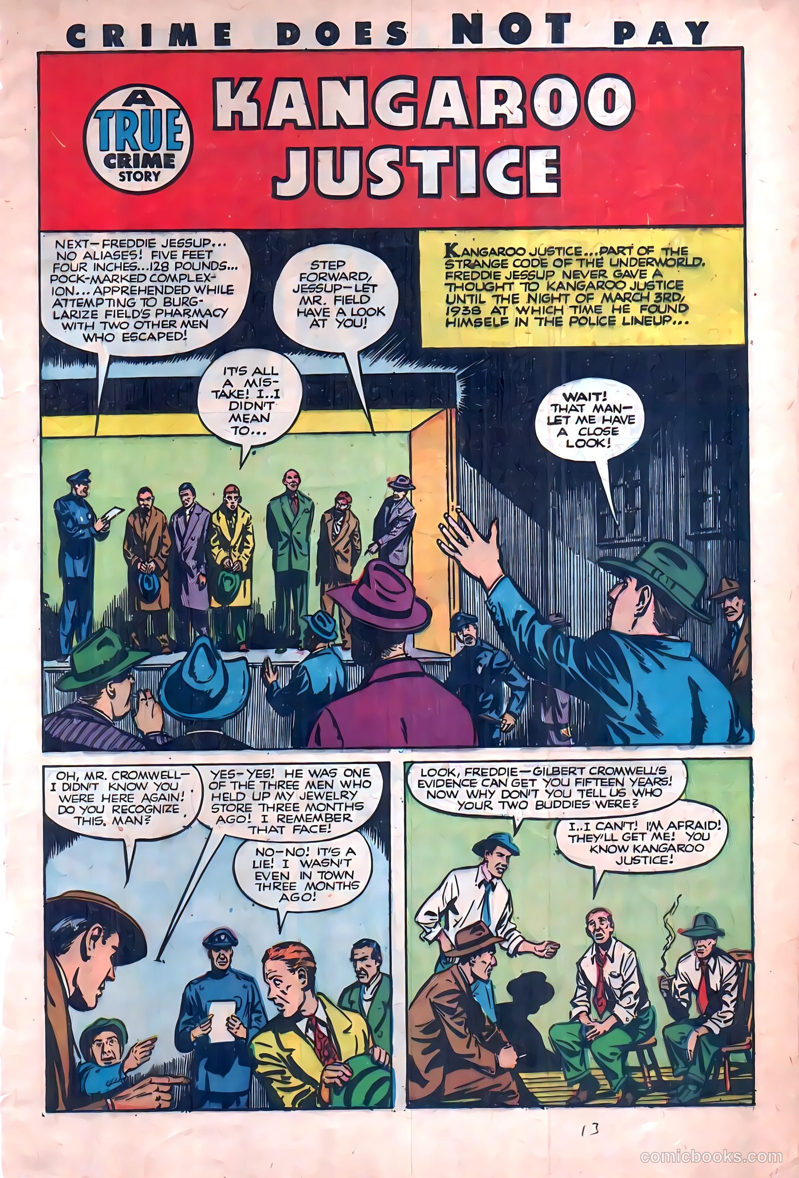Crime Does Not Pay #112 — page 13 of 36