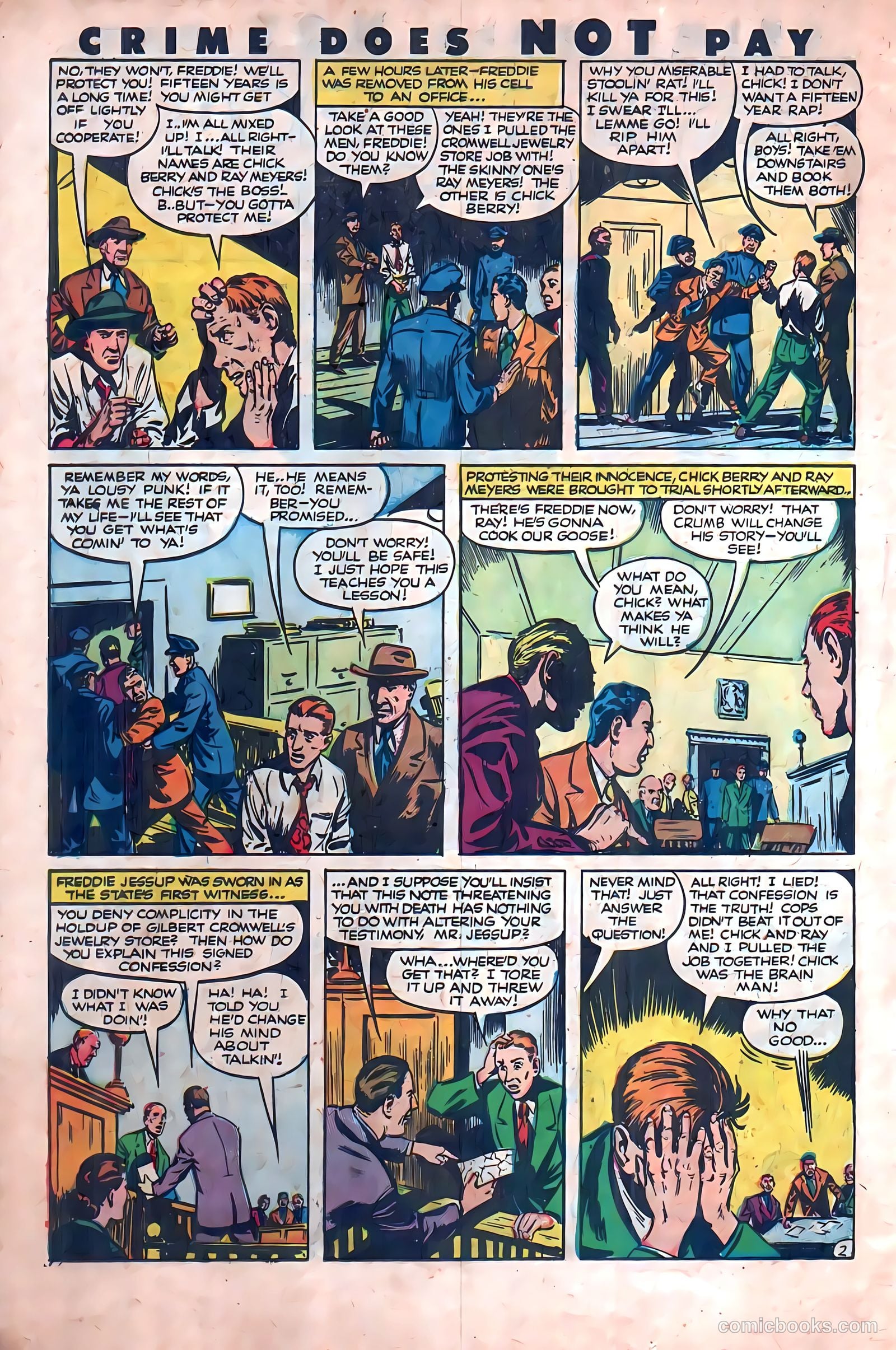 Crime Does Not Pay #112 — page 14 of 36