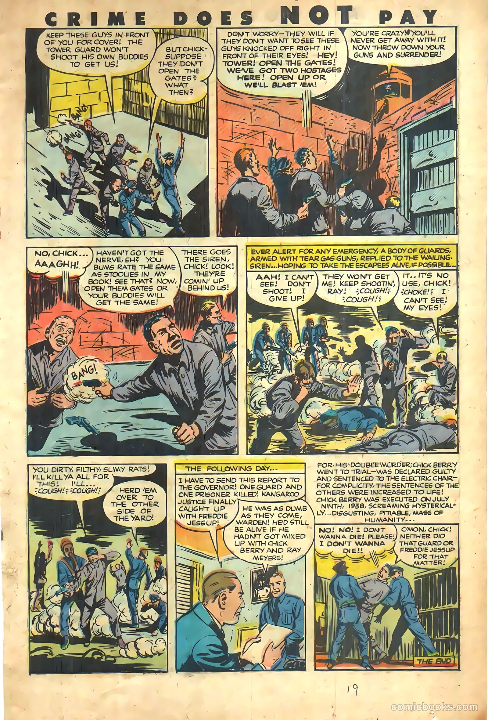 Crime Does Not Pay #112 — page 19 of 36