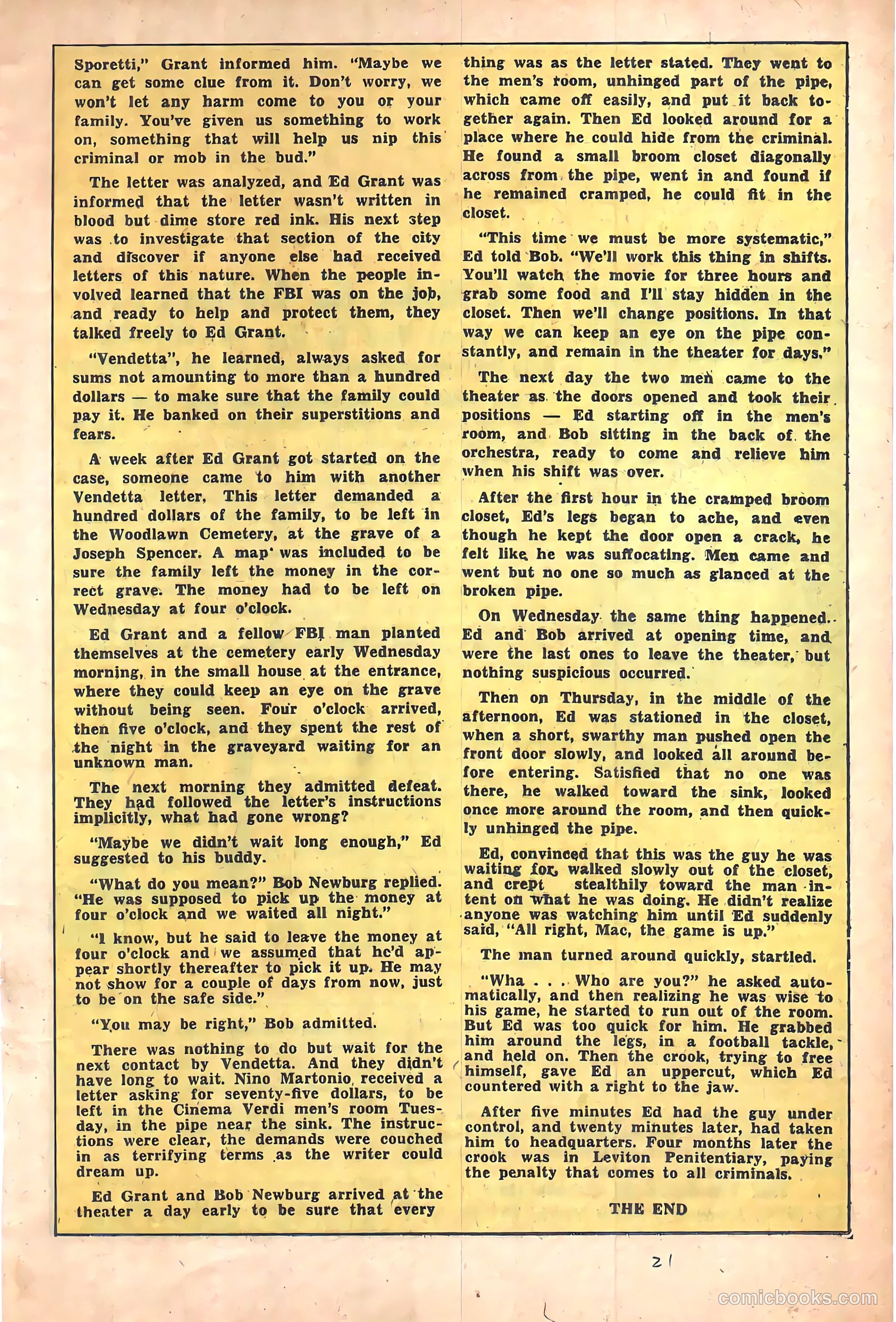 Crime Does Not Pay #112 — page 21 of 36