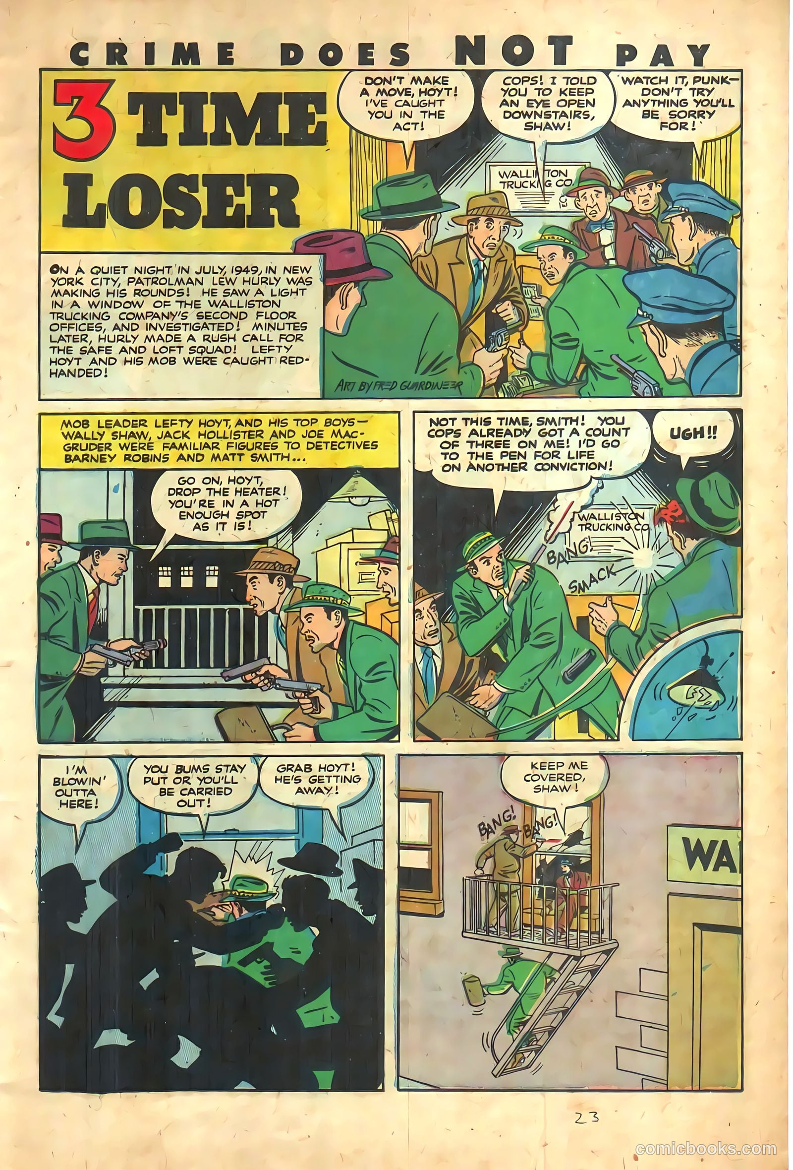 Crime Does Not Pay #112 — page 23 of 36