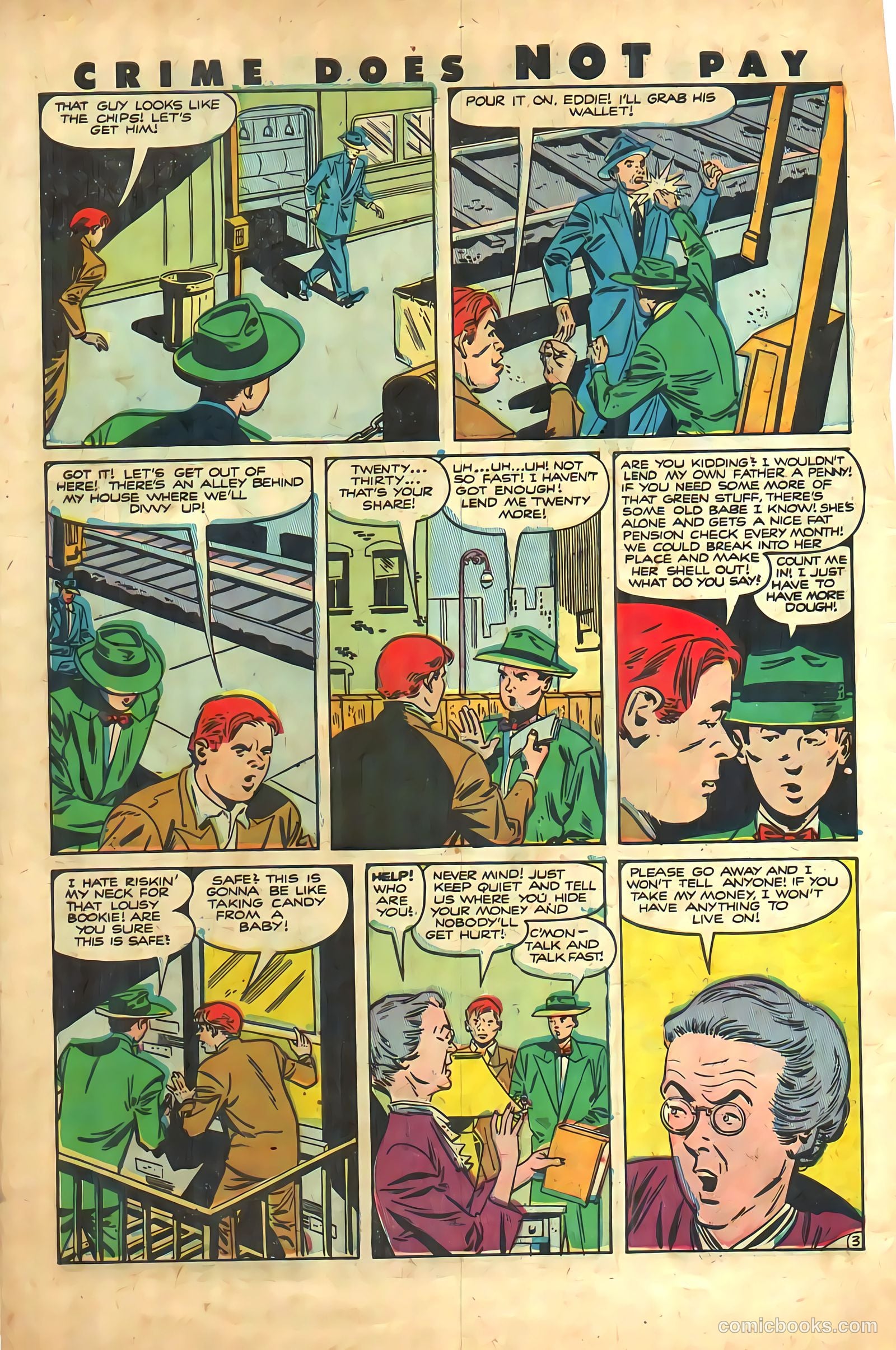 Crime Does Not Pay #112 — page 30 of 36