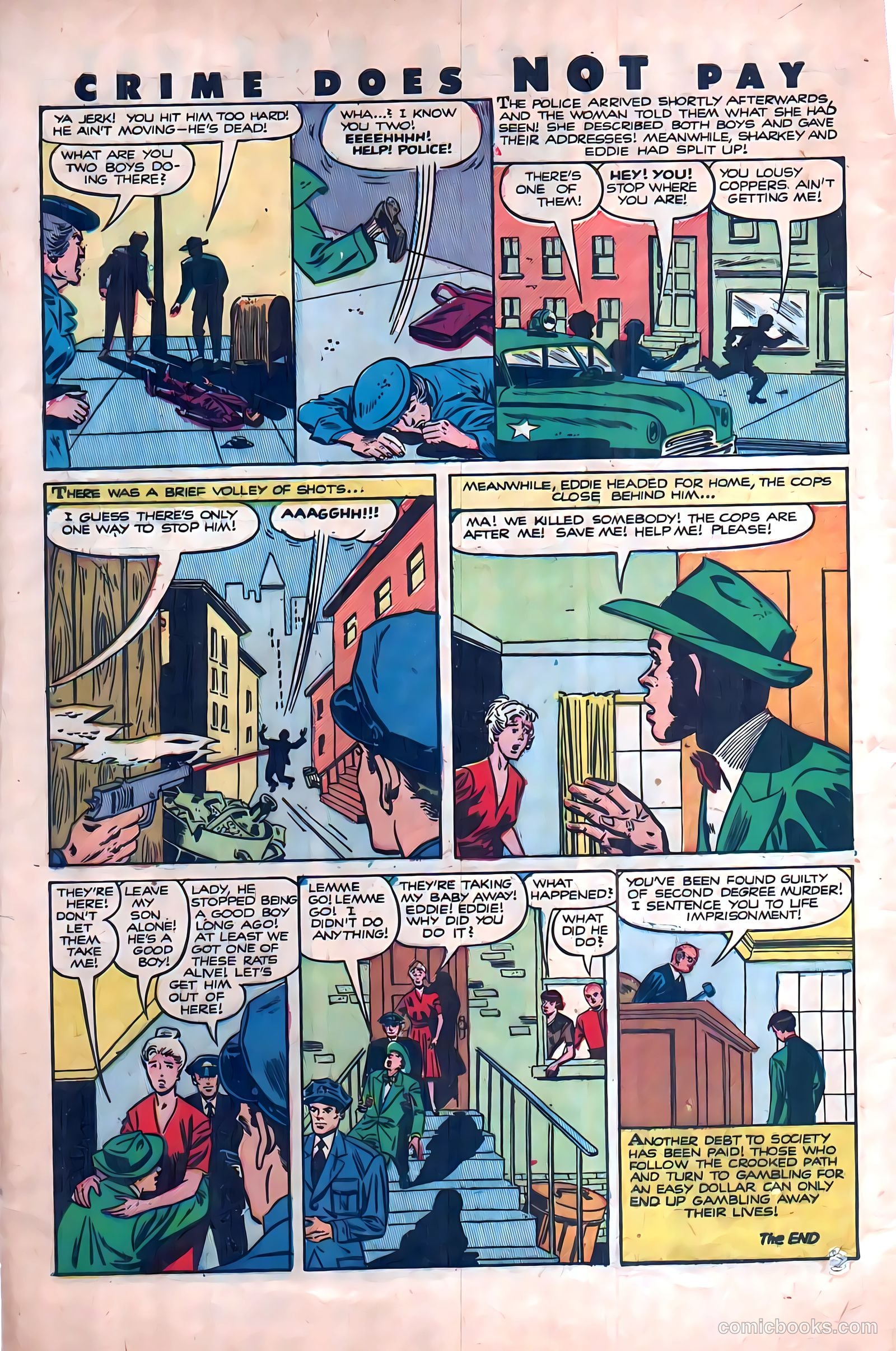 Crime Does Not Pay #112 — page 32 of 36