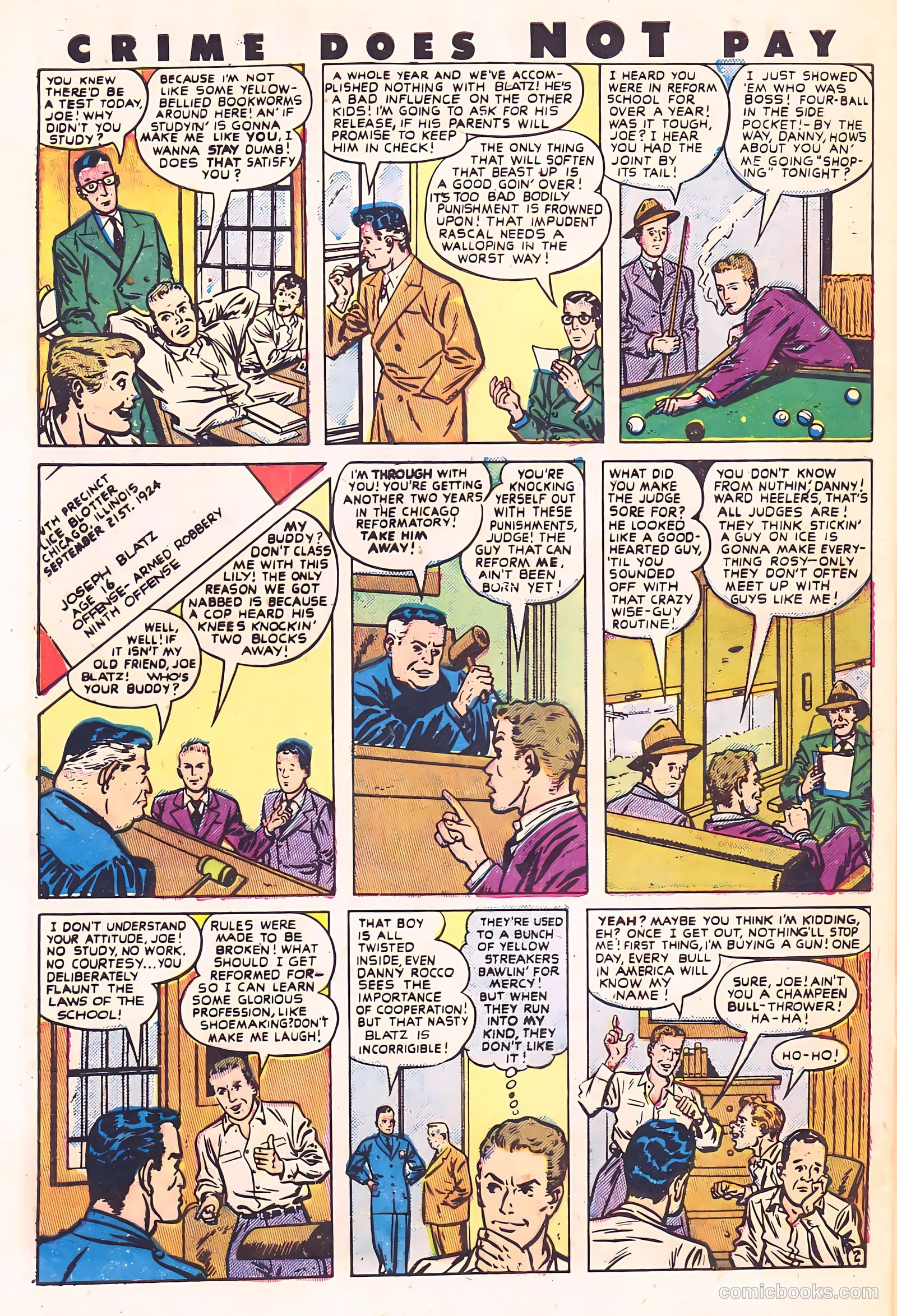 Crime Does Not Pay #114 — page 28 of 36