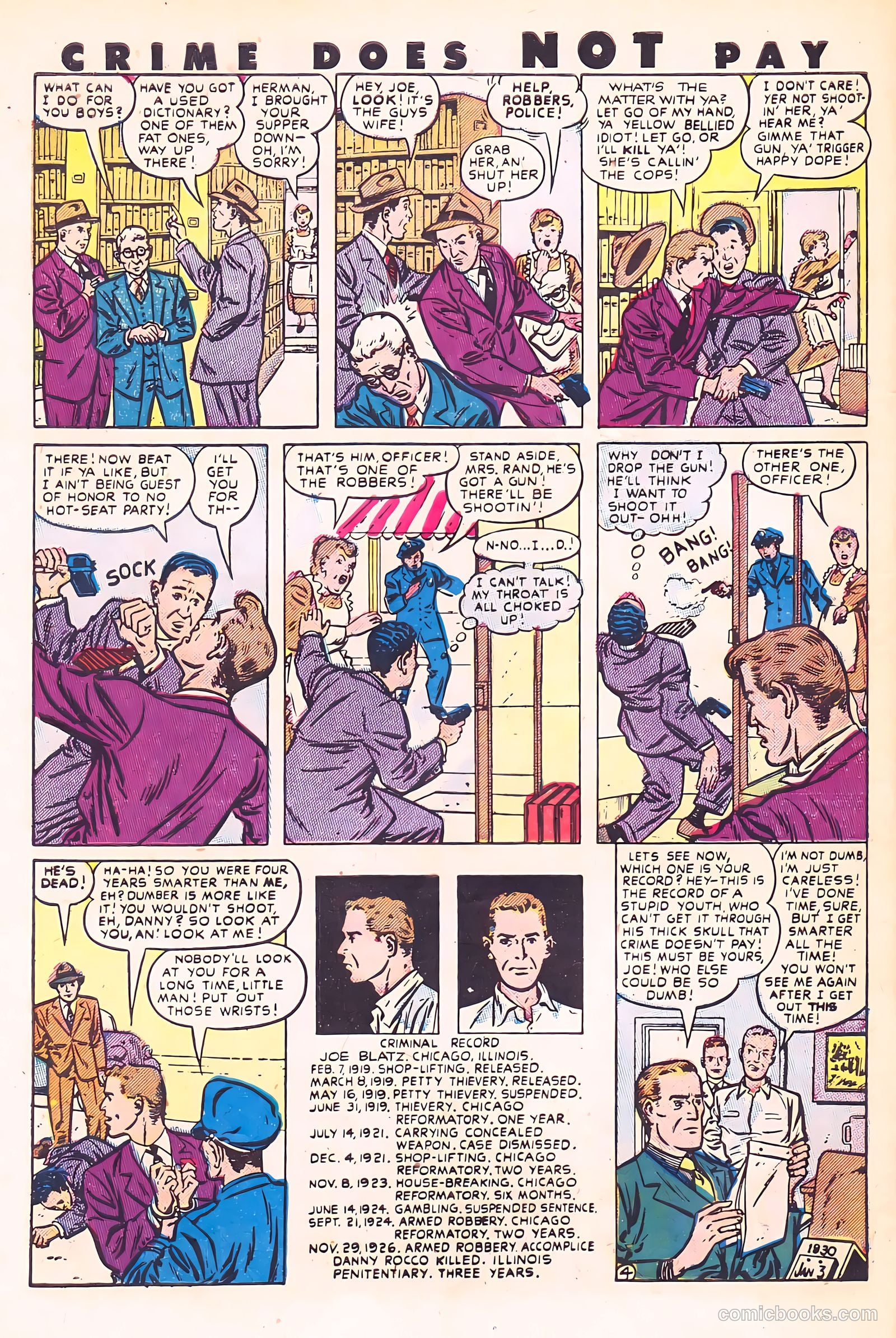 Crime Does Not Pay #114 — page 30 of 36