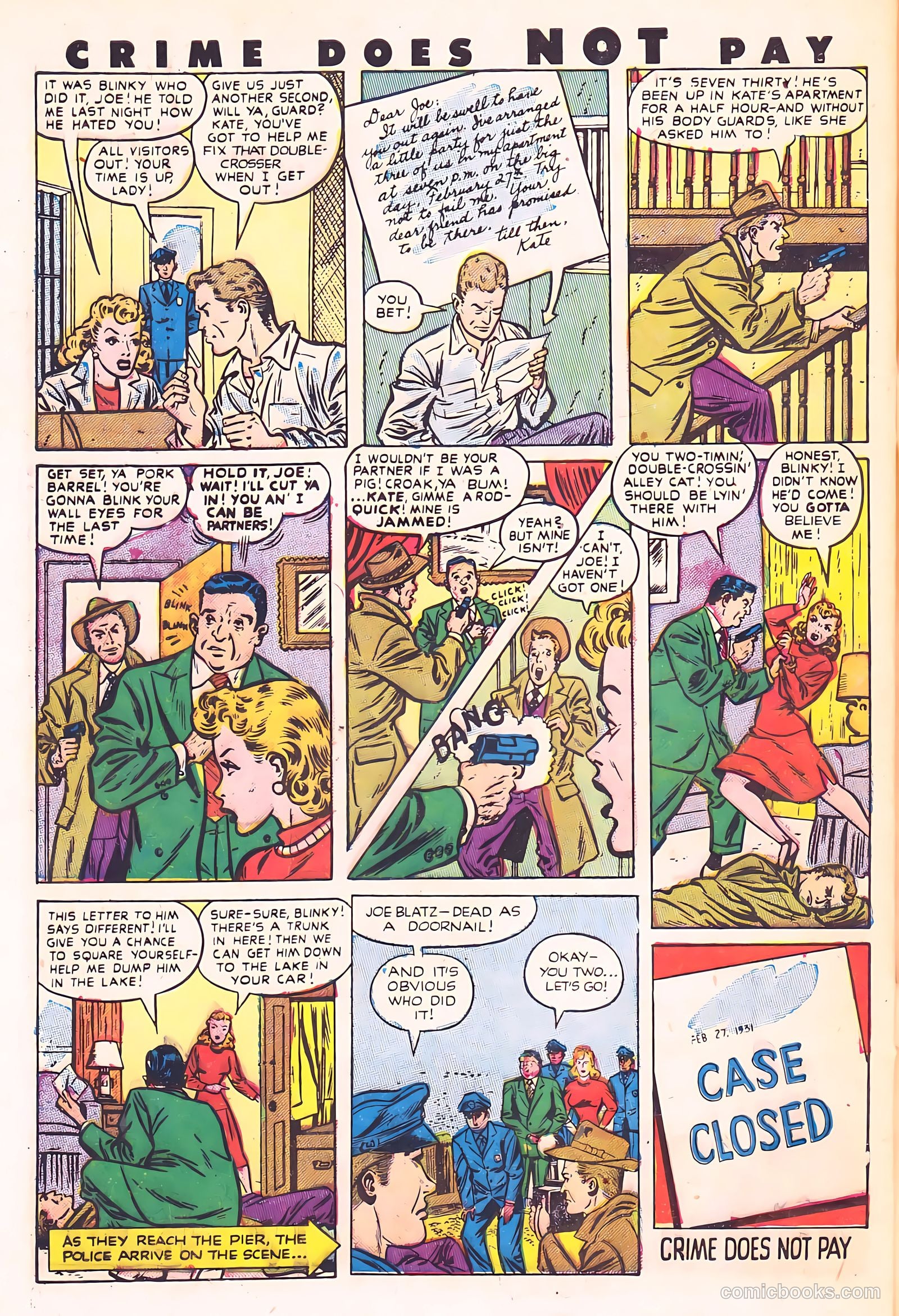 Crime Does Not Pay #114 — page 32 of 36