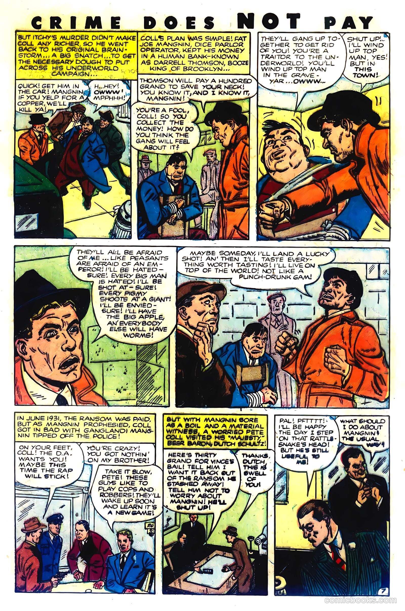 Crime Does Not Pay #119 — page 9 of 36