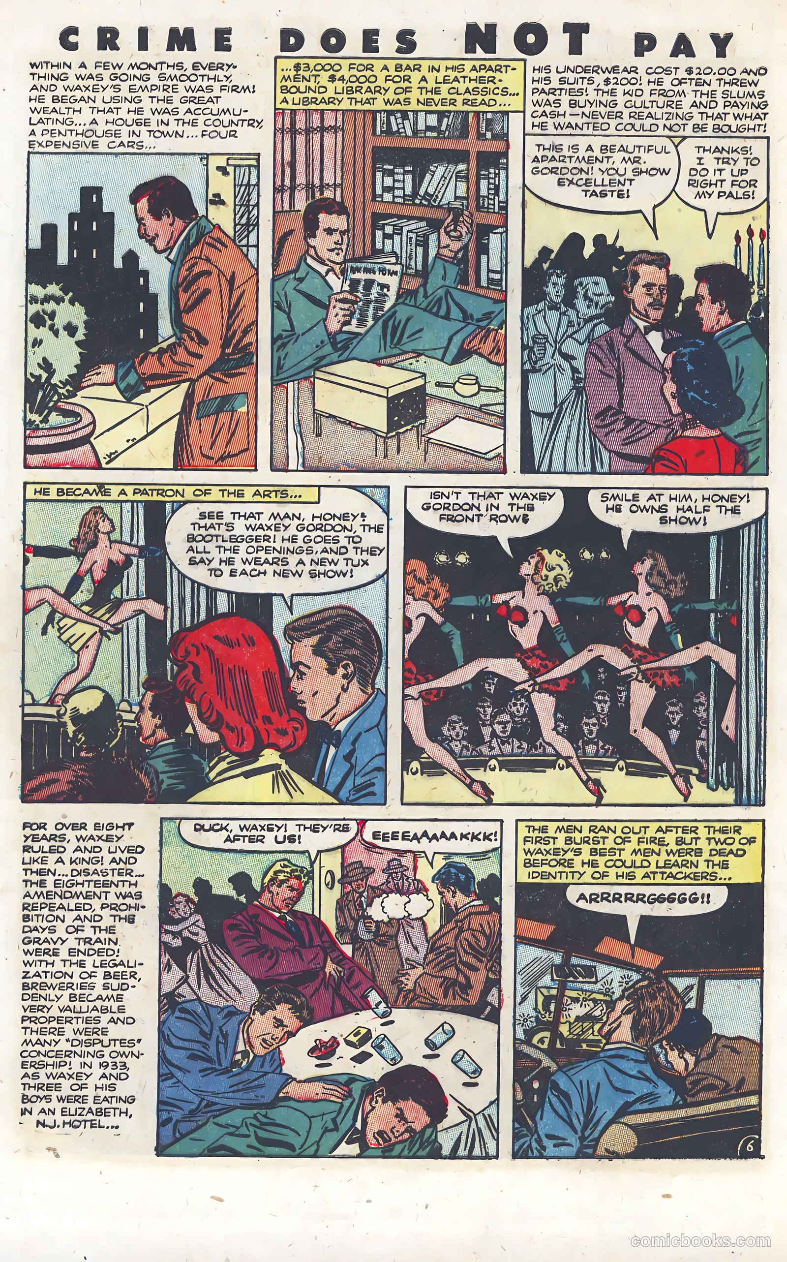 Crime Does Not Pay #121 — page 8 of 35