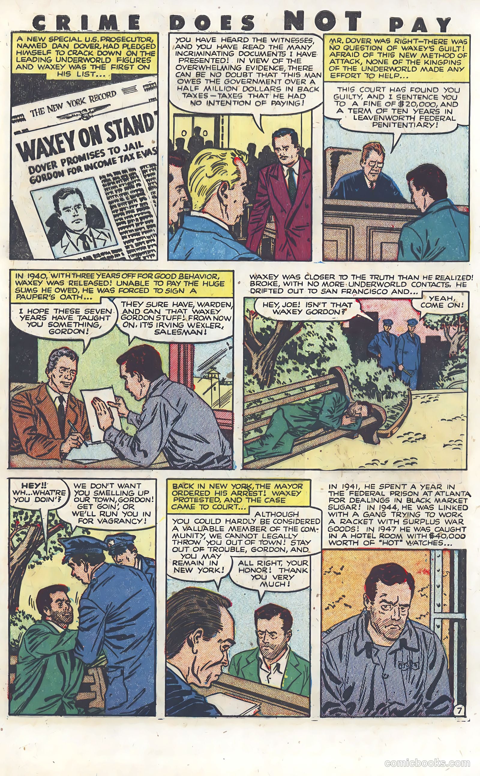 Crime Does Not Pay #121 — page 9 of 35